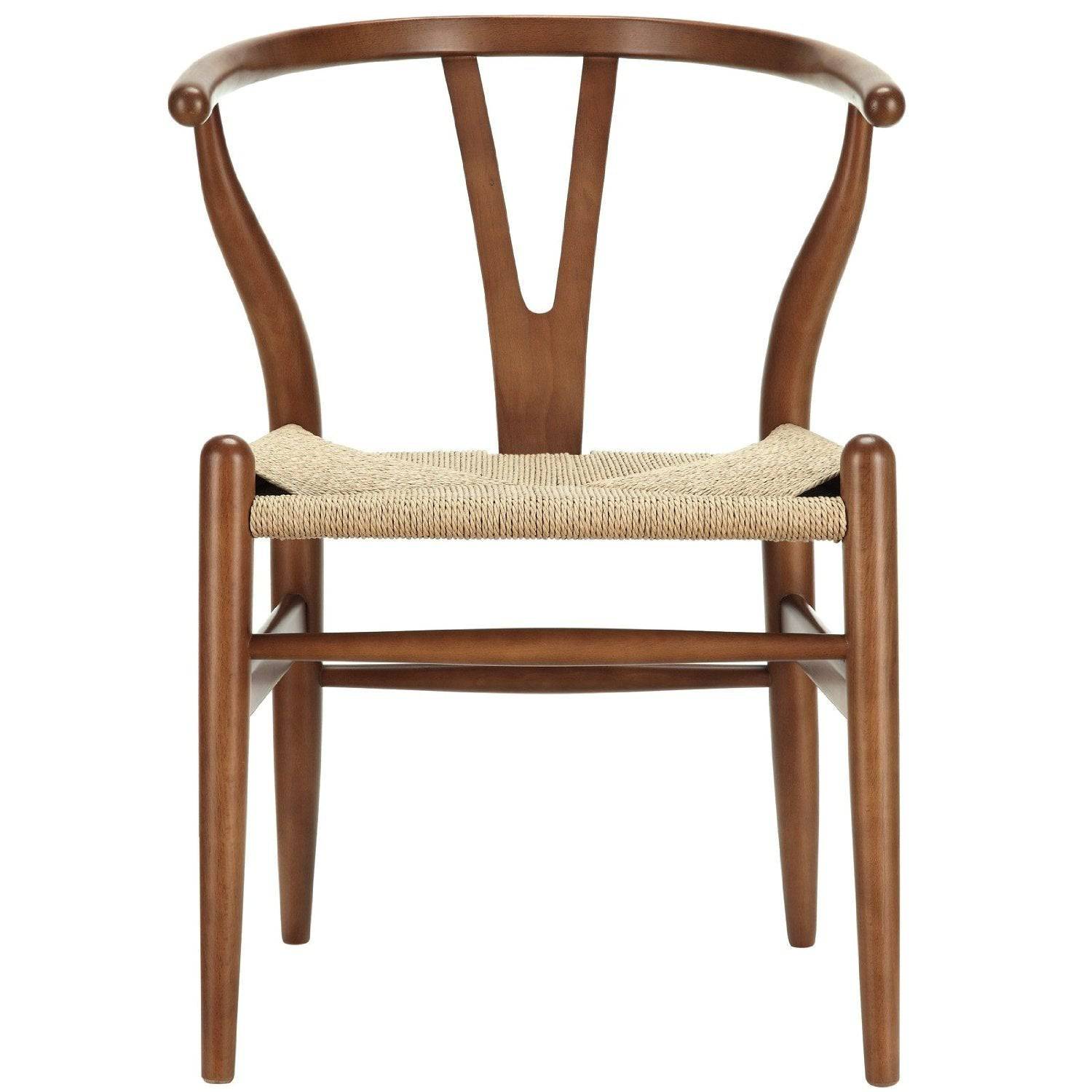 Solid Ash Wood And Natural Cord Seat Dining Chair Ws-001A-W - Chairs - ebarza Furniture UAE | Shop Modern Furniture in Abu Dhabi & Dubai - مفروشات ايبازرا في الامارات | تسوق اثاث عصري وديكورات مميزة في دبي وابوظبي