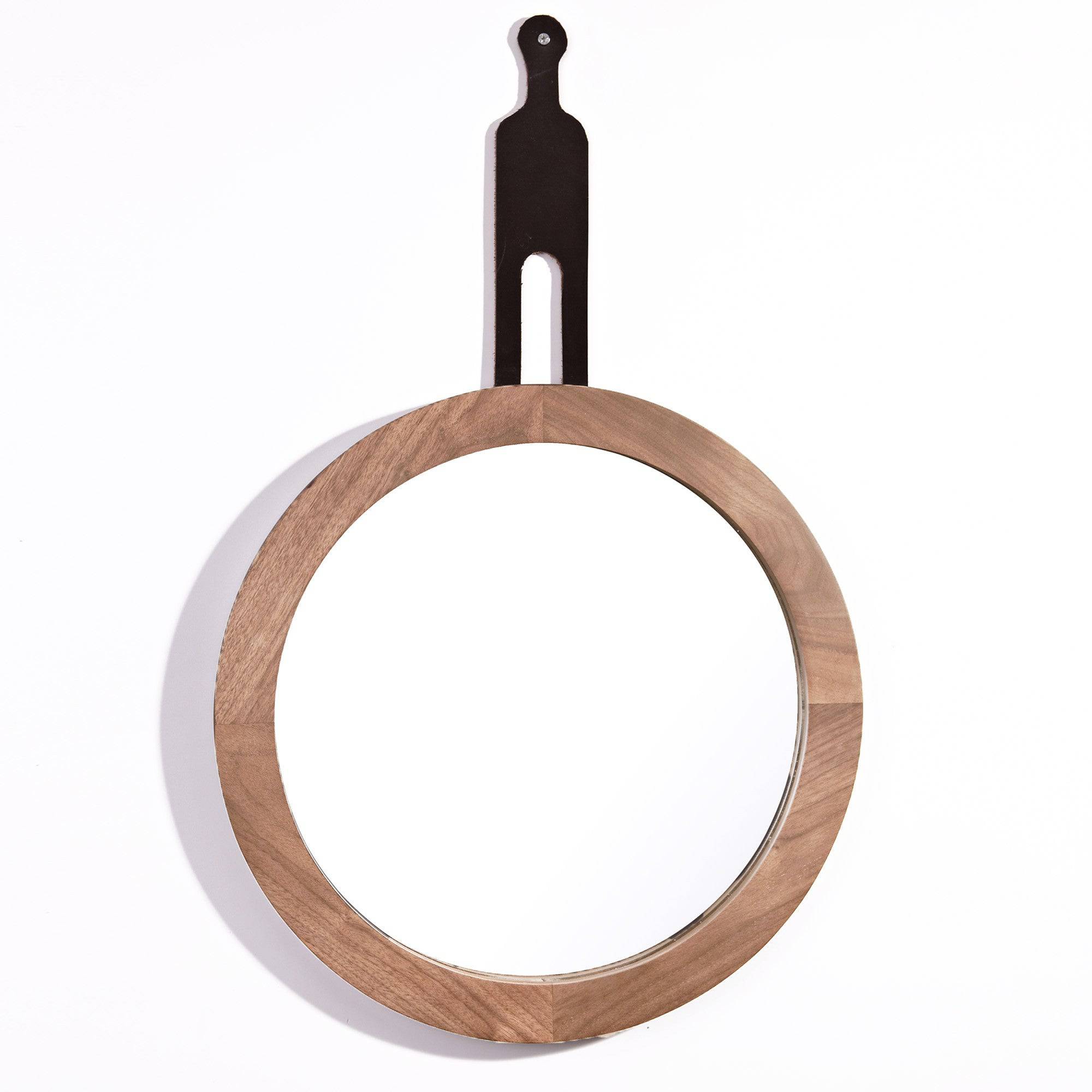 Solid Wood And Genuine Leather Mirror Sp16236A-N - Mirrors - ebarza Furniture UAE | Shop Modern Furniture in Abu Dhabi & Dubai - مفروشات ايبازرا في الامارات | تسوق اثاث عصري وديكورات مميزة في دبي وابوظبي