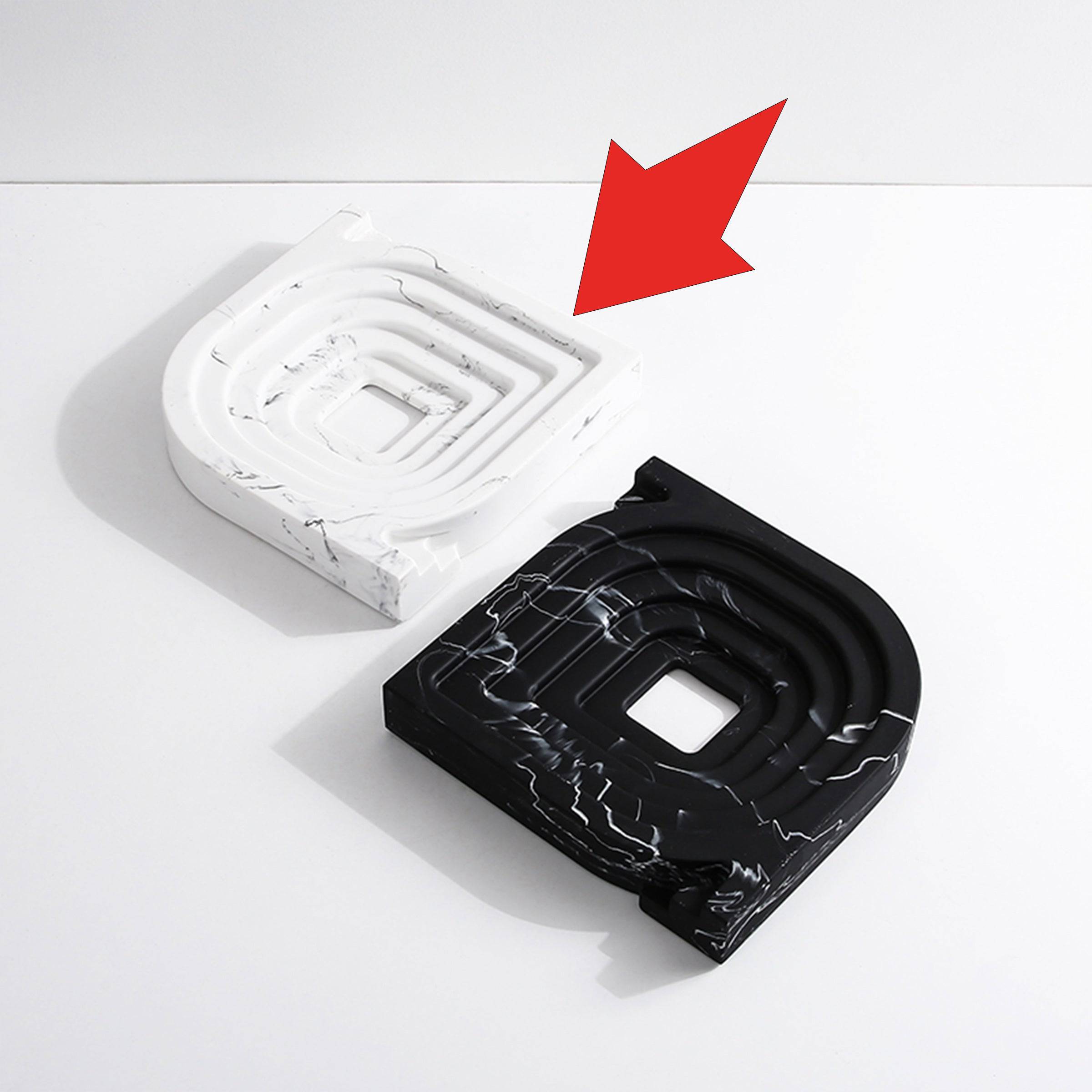 Square And Round Corner Ornaments White Fc-Sz21105B - Home Decor Figurines - ebarza Furniture UAE | Shop Modern Furniture in Abu Dhabi & Dubai - مفروشات ايبازرا في الامارات | تسوق اثاث عصري وديكورات مميزة في دبي وابوظبي