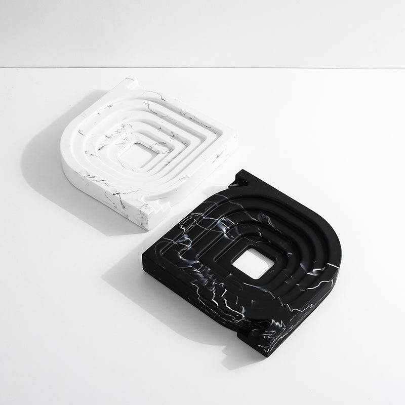 Square And Round Corner Ornaments White Fc-Sz21105B - Home Decor Figurines - ebarza Furniture UAE | Shop Modern Furniture in Abu Dhabi & Dubai - مفروشات ايبازرا في الامارات | تسوق اثاث عصري وديكورات مميزة في دبي وابوظبي