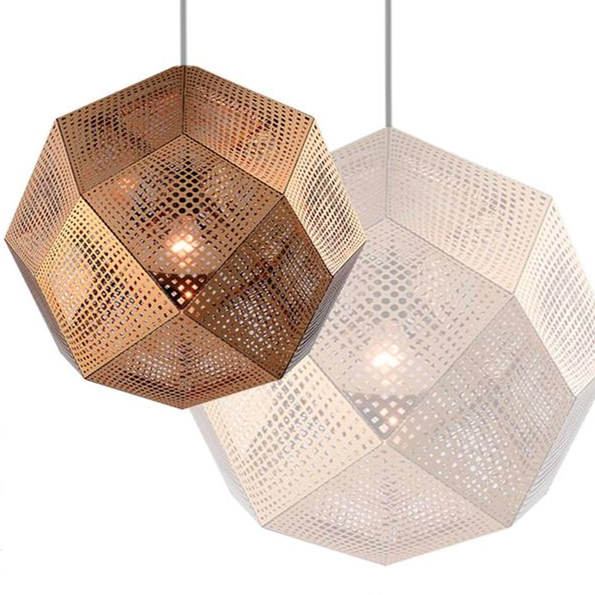 Stainless Steel Pendant Lamp Cy-Dd-New 038-32-Rosegold - Pendant Lamps - ebarza Furniture UAE | Shop Modern Furniture in Abu Dhabi & Dubai - مفروشات ايبازرا في الامارات | تسوق اثاث عصري وديكورات مميزة في دبي وابوظبي