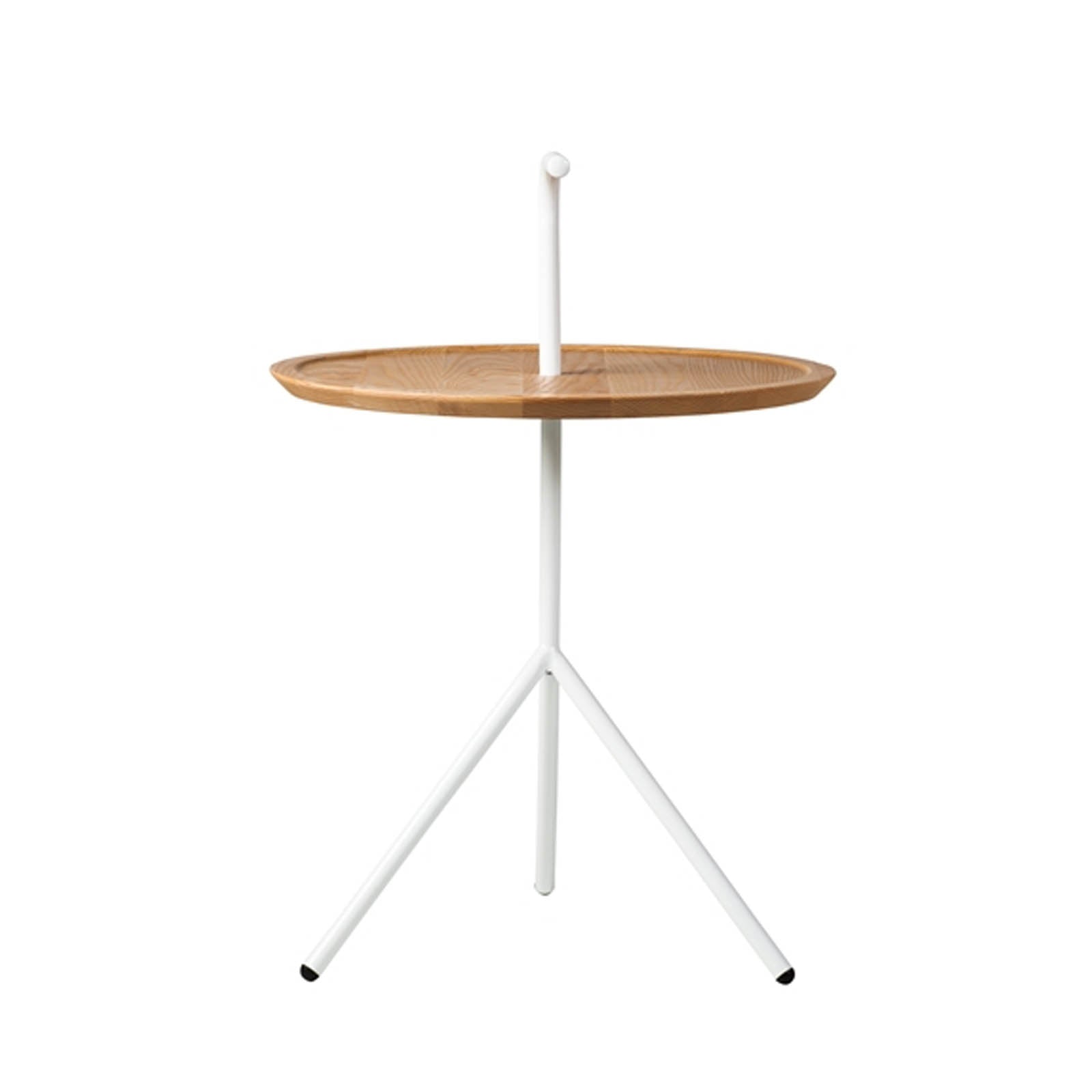 Steel & Solid Wood Side Table Gt-230B - Side Tables - ebarza Furniture UAE | Shop Modern Furniture in Abu Dhabi & Dubai - مفروشات ايبازرا في الامارات | تسوق اثاث عصري وديكورات مميزة في دبي وابوظبي