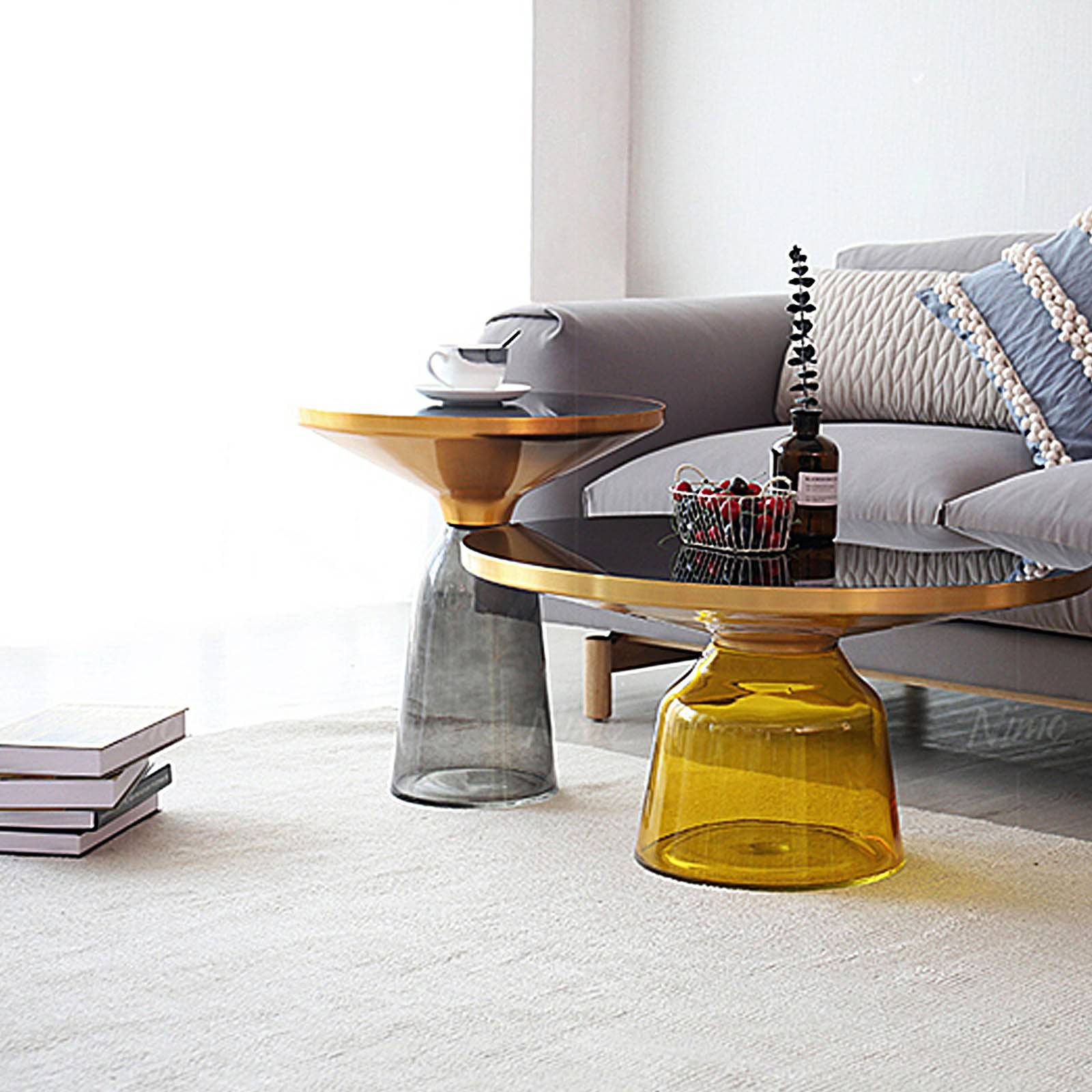 Display Item - Latina Side Table Tg-27-Pu Ct8485-50 Nakheel - DISPLAY ITEM - ebarza Furniture UAE | Shop Modern Furniture in Abu Dhabi & Dubai - مفروشات ايبازرا في الامارات | تسوق اثاث عصري وديكورات مميزة في دبي وابوظبي