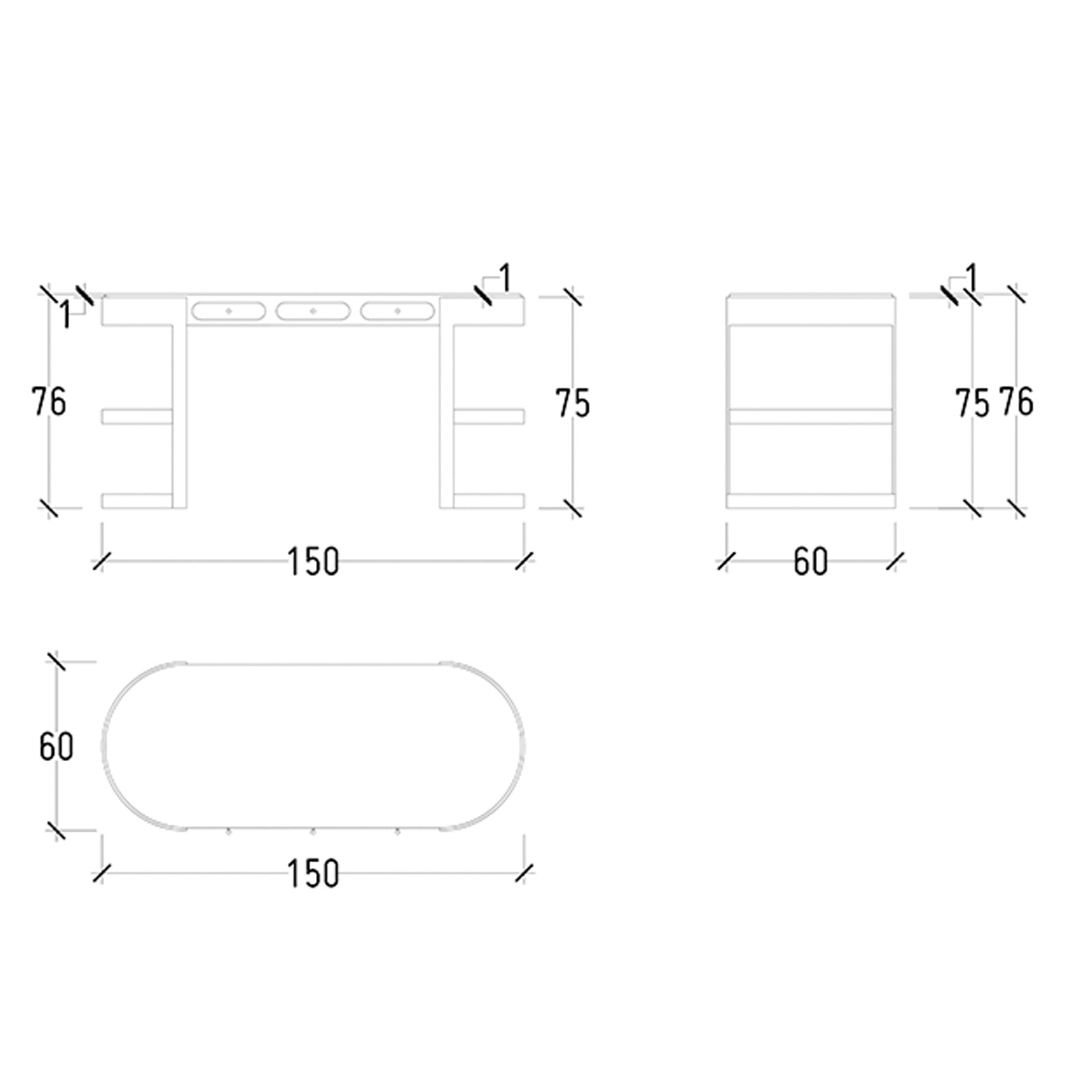 Tag Desk Tag-001 - Office Desks - ebarza Furniture UAE | Shop Modern Furniture in Abu Dhabi & Dubai - مفروشات ايبازرا في الامارات | تسوق اثاث عصري وديكورات مميزة في دبي وابوظبي