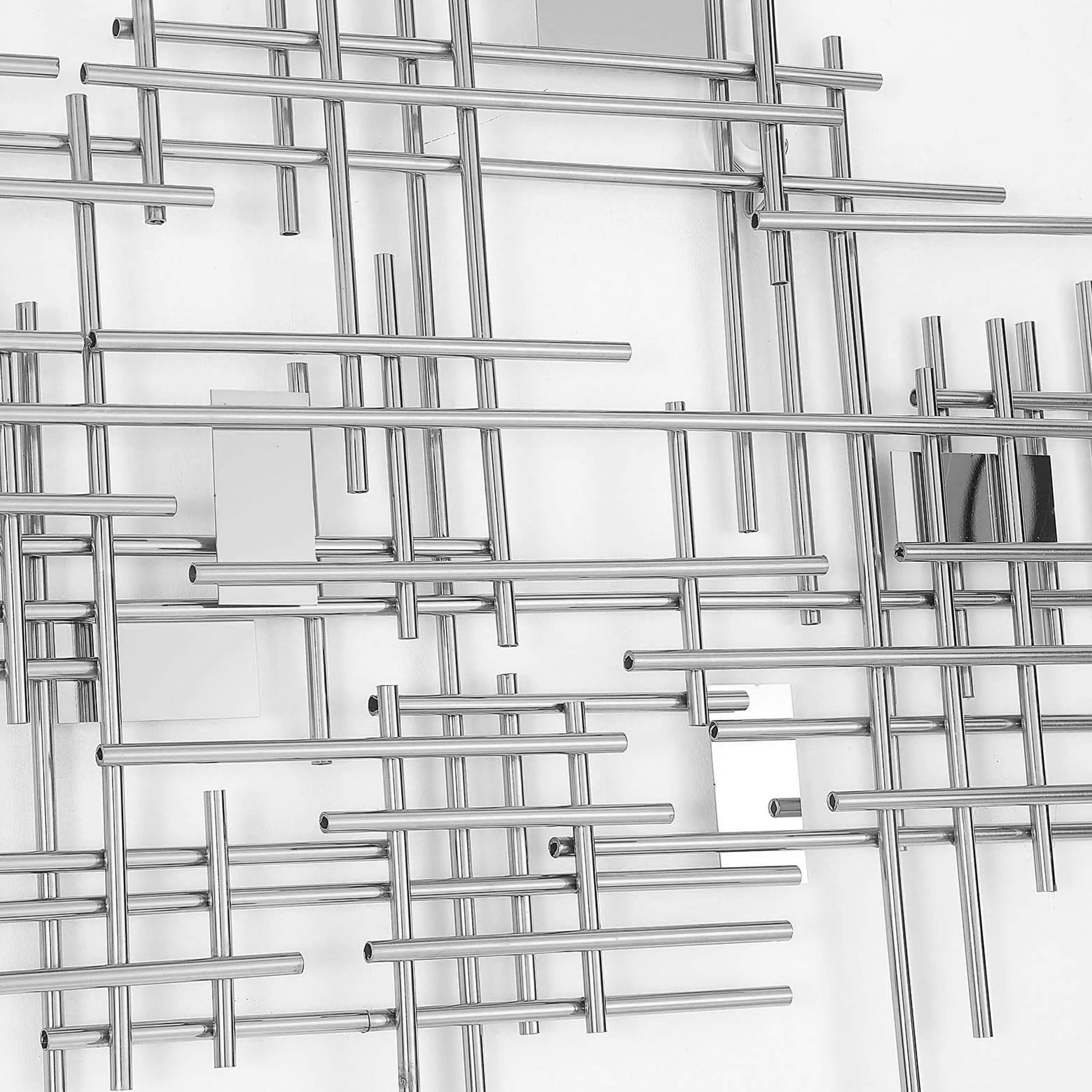 Tangle Handcrafted Stainless Steel Artwork B0035- Z08035-C - Artwork - ebarza Furniture UAE | Shop Modern Furniture in Abu Dhabi & Dubai - مفروشات ايبازرا في الامارات | تسوق اثاث عصري وديكورات مميزة في دبي وابوظبي