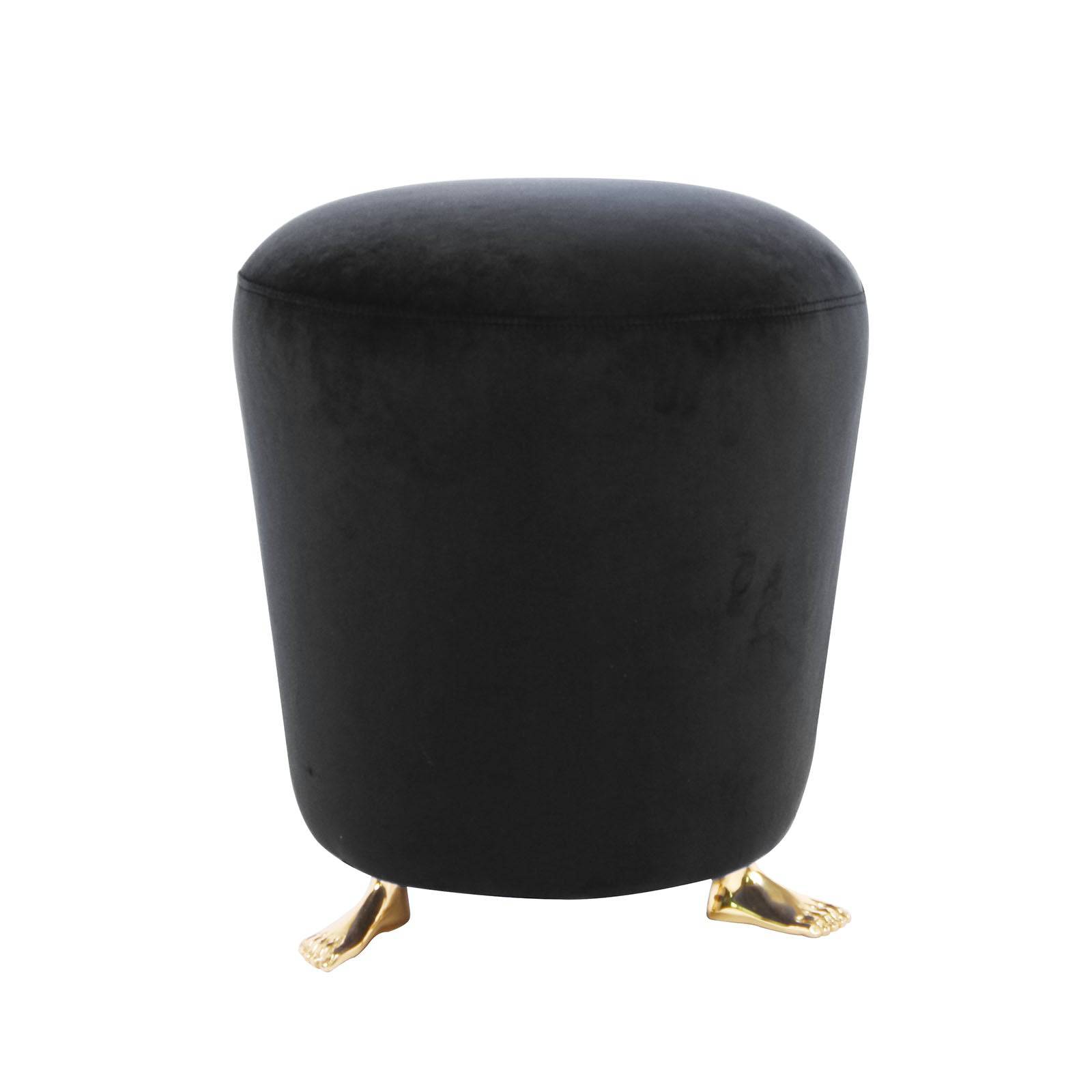 Terni Copper Stool Tg-413-B - Poufs - ebarza Furniture UAE | Shop Modern Furniture in Abu Dhabi & Dubai - مفروشات ايبازرا في الامارات | تسوق اثاث عصري وديكورات مميزة في دبي وابوظبي