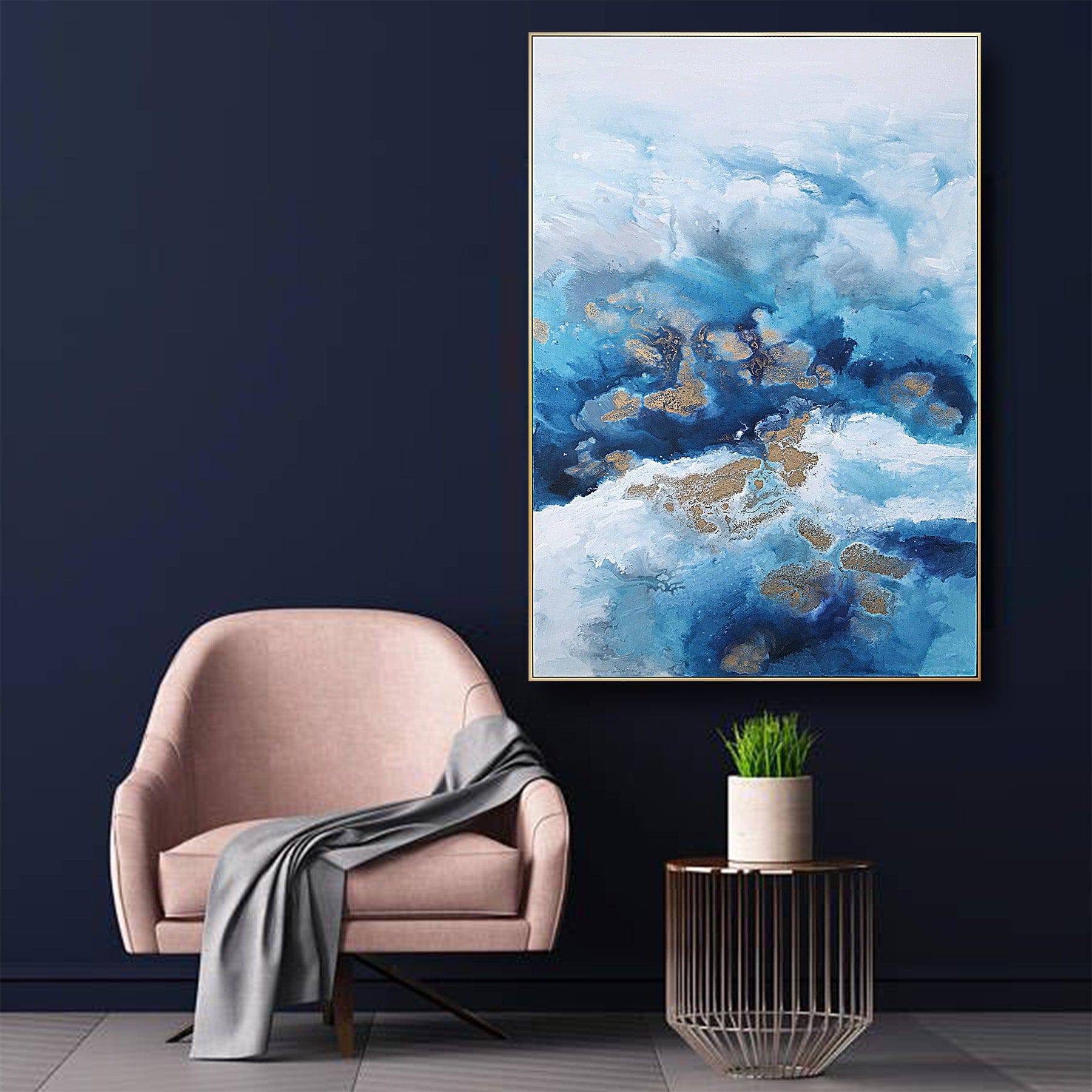 The Lost Islands Hand Painted Art Painting With 130X90 Cm Frame Soaap055Sm - Paintings - ebarza Furniture UAE | Shop Modern Furniture in Abu Dhabi & Dubai - مفروشات ايبازرا في الامارات | تسوق اثاث عصري وديكورات مميزة في دبي وابوظبي