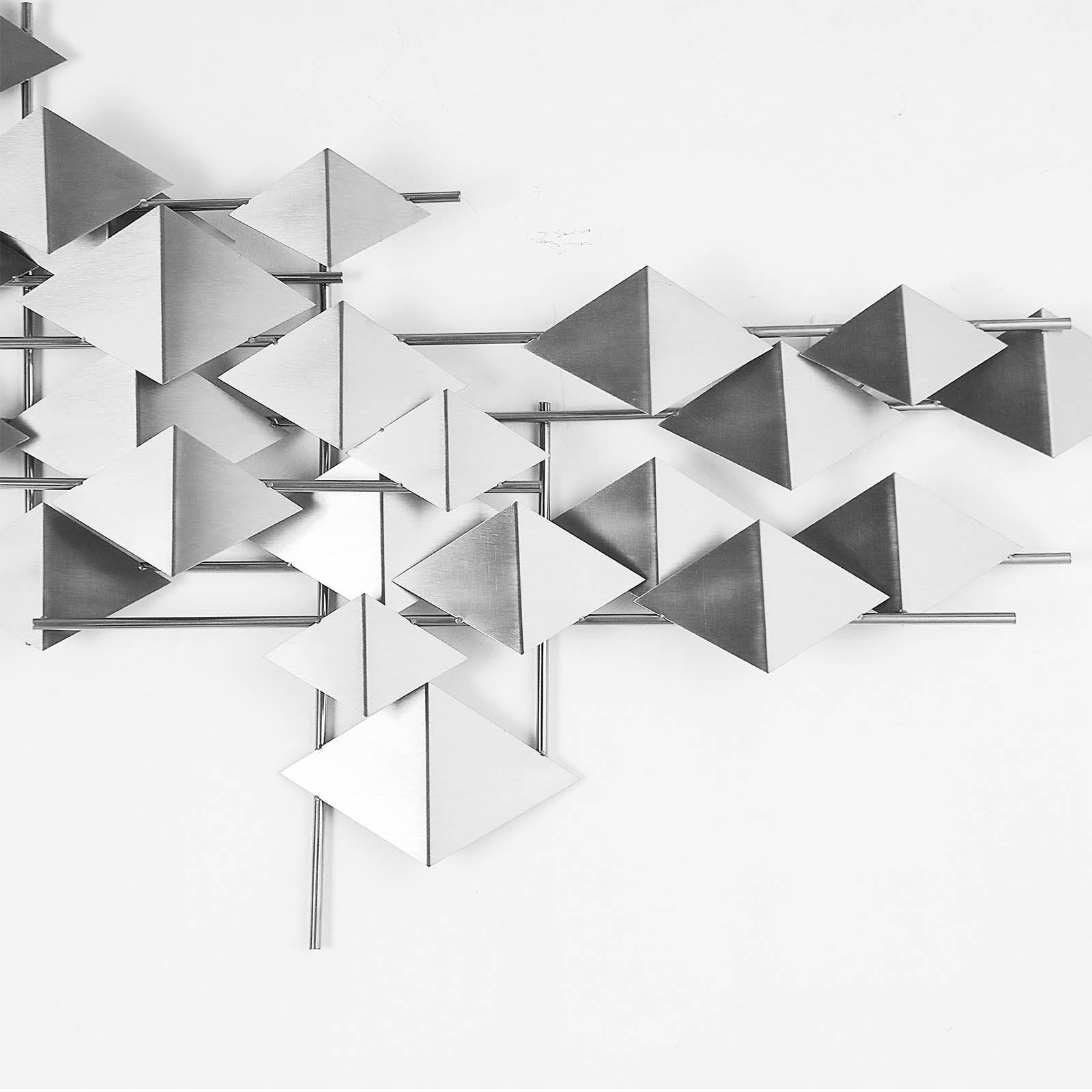 The Silver Flock Handcrafted Stainless Steel Artwork Z08023-Ch - Artwork - ebarza Furniture UAE | Shop Modern Furniture in Abu Dhabi & Dubai - مفروشات ايبازرا في الامارات | تسوق اثاث عصري وديكورات مميزة في دبي وابوظبي