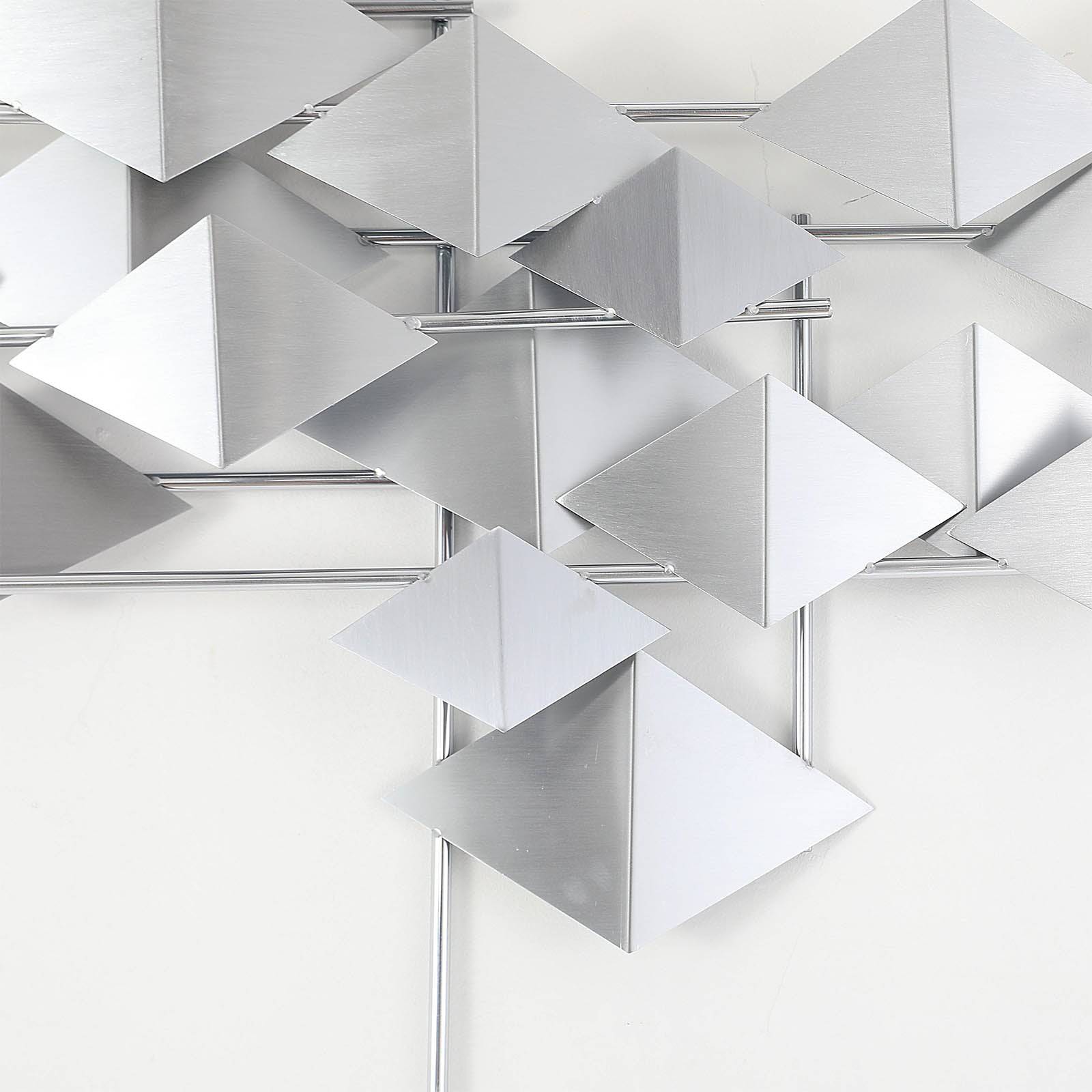 The Silver Flock Handcrafted Stainless Steel Artwork Z08023-Ch - Artwork - ebarza Furniture UAE | Shop Modern Furniture in Abu Dhabi & Dubai - مفروشات ايبازرا في الامارات | تسوق اثاث عصري وديكورات مميزة في دبي وابوظبي