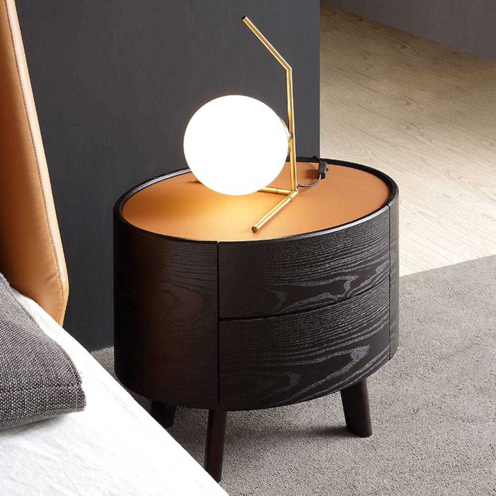 Toffee Bedside Table Ba-018 - Side Tables - ebarza Furniture UAE | Shop Modern Furniture in Abu Dhabi & Dubai - مفروشات ايبازرا في الامارات | تسوق اثاث عصري وديكورات مميزة في دبي وابوظبي