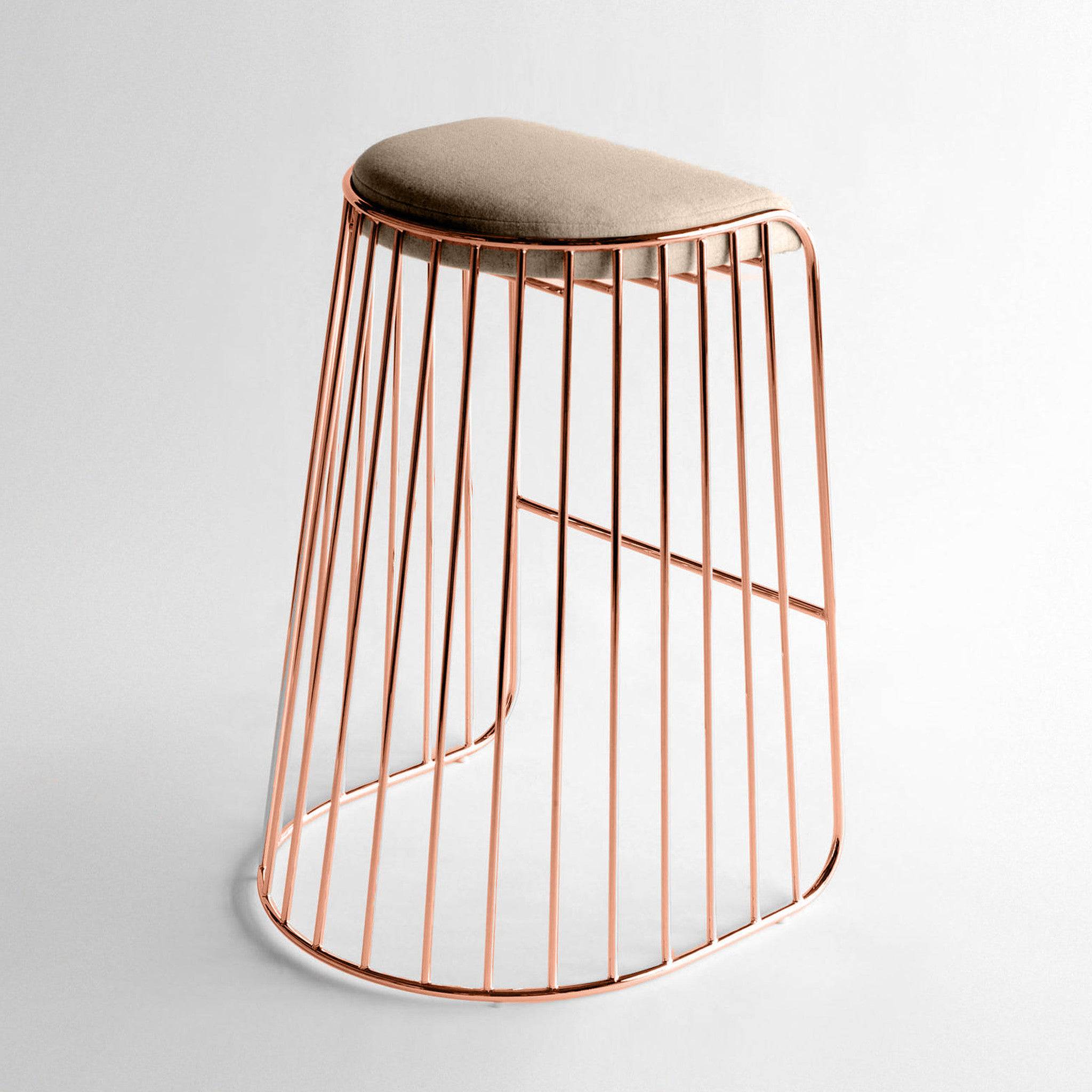 Torino Stainless Steel 2 Seater Sofa Bp8802 Tra002Rg - Sofas - ebarza Furniture UAE | Shop Modern Furniture in Abu Dhabi & Dubai - مفروشات ايبازرا في الامارات | تسوق اثاث عصري وديكورات مميزة في دبي وابوظبي