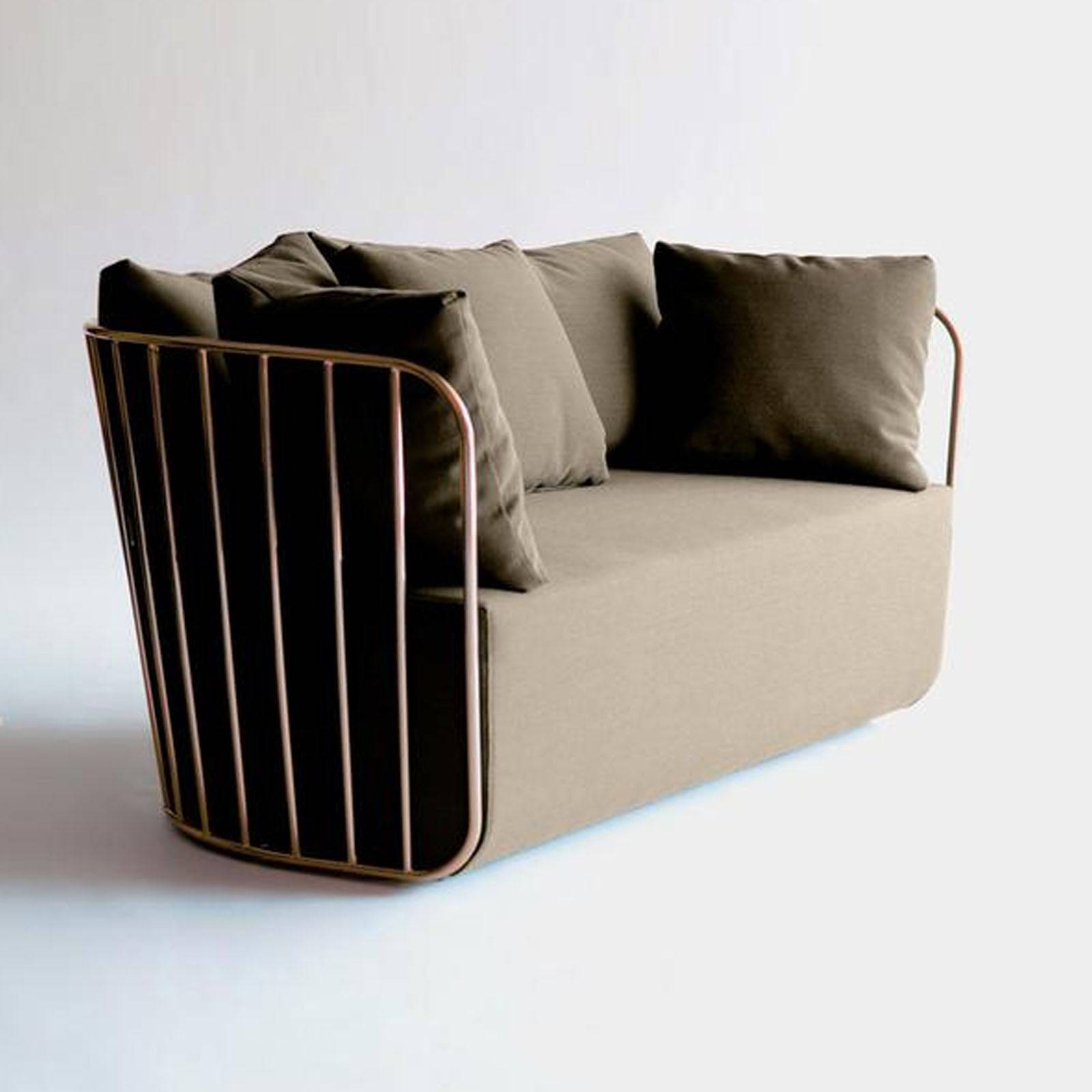 Torino Stainless Steel Armchair Tra001G Bp8801-G - Armchairs - ebarza Furniture UAE | Shop Modern Furniture in Abu Dhabi & Dubai - مفروشات ايبازرا في الامارات | تسوق اثاث عصري وديكورات مميزة في دبي وابوظبي