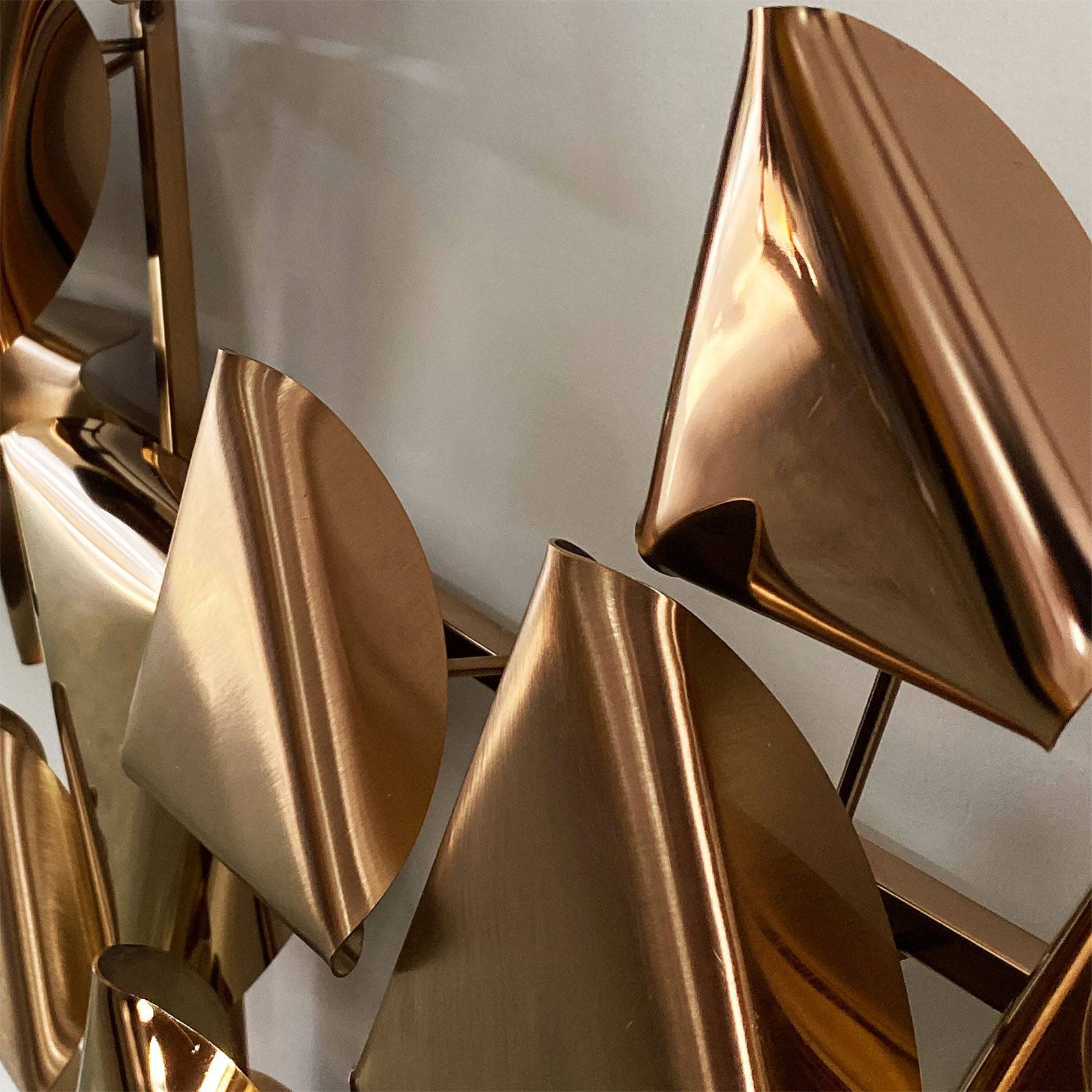 Triangle Shape Handcrafted Stainless Steel Artwork Bg2020105 - Artwork - ebarza Furniture UAE | Shop Modern Furniture in Abu Dhabi & Dubai - مفروشات ايبازرا في الامارات | تسوق اثاث عصري وديكورات مميزة في دبي وابوظبي