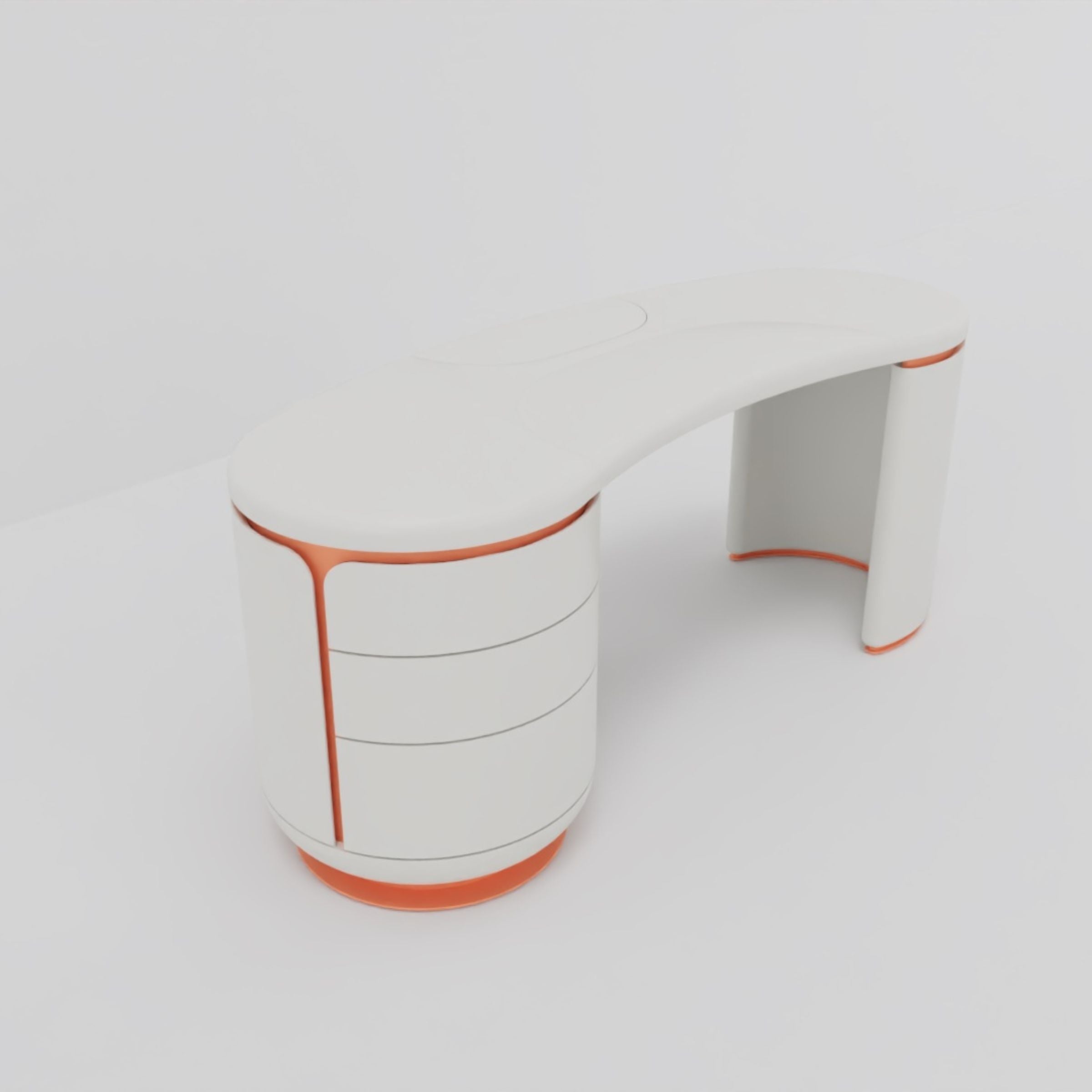 Tulip Desk / Dresser SIFTLP002 - Office Desks - ebarza Furniture UAE | Shop Modern Furniture in Abu Dhabi & Dubai - مفروشات ايبازرا في الامارات | تسوق اثاث عصري وديكورات مميزة في دبي وابوظبي