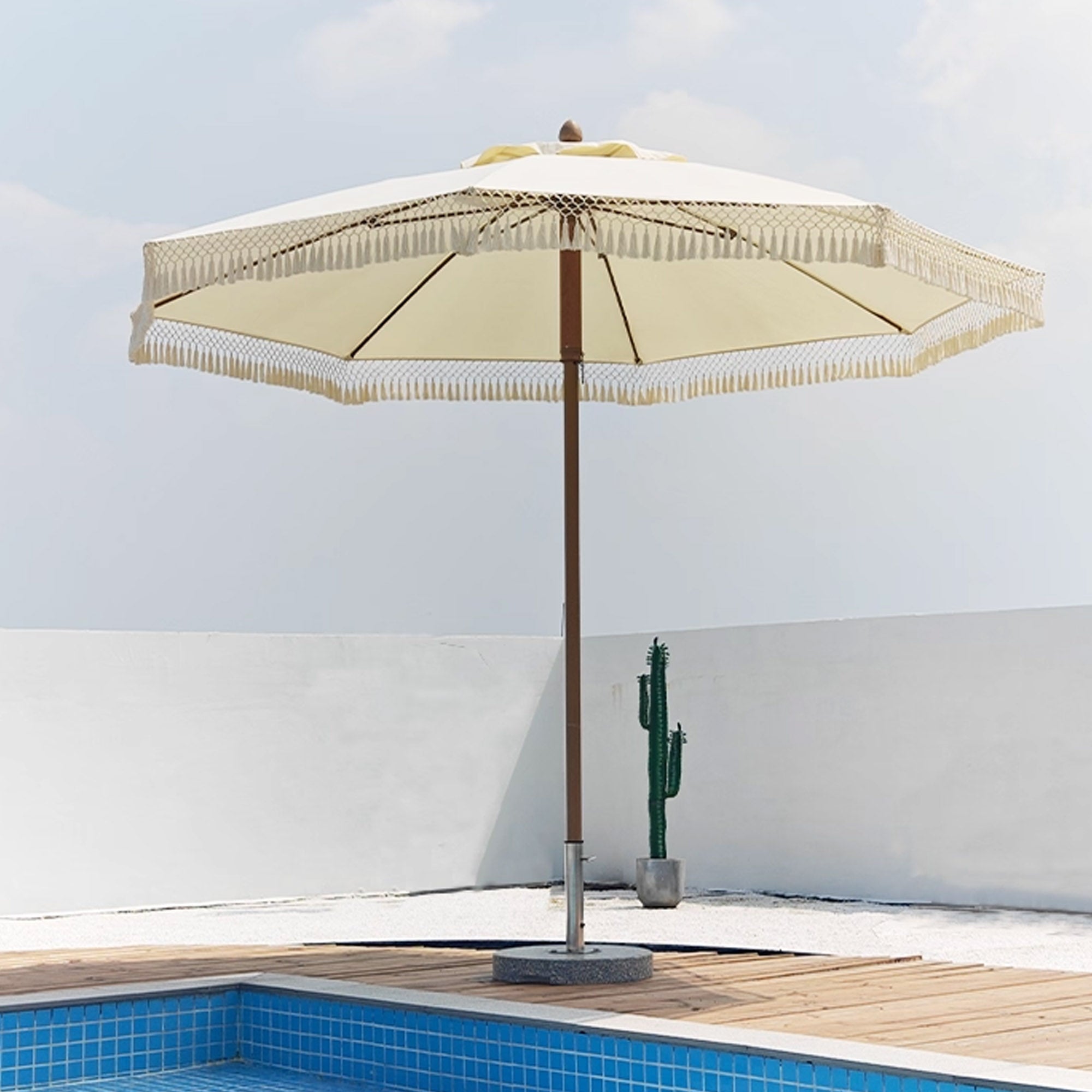 Center Pole Umbrella (push up and down system) MS-1623-5A - Outdoor Umbrellas - ebarza Furniture UAE | Shop Modern Furniture in Abu Dhabi & Dubai - مفروشات ايبازرا في الامارات | تسوق اثاث عصري وديكورات مميزة في دبي وابوظبي
