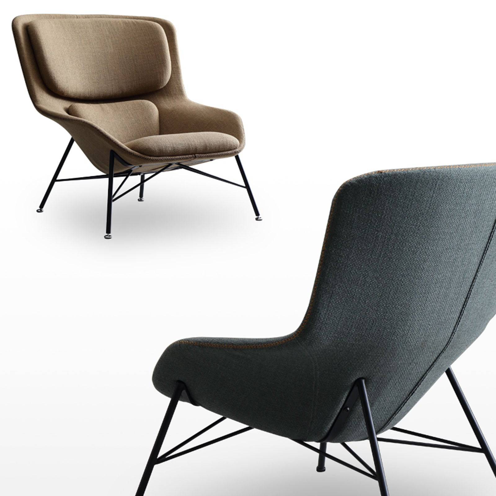 Uppsala Lounge Chair LC051-Kh - Lounge Chairs - ebarza Furniture UAE | Shop Modern Furniture in Abu Dhabi & Dubai - مفروشات ايبازرا في الامارات | تسوق اثاث عصري وديكورات مميزة في دبي وابوظبي