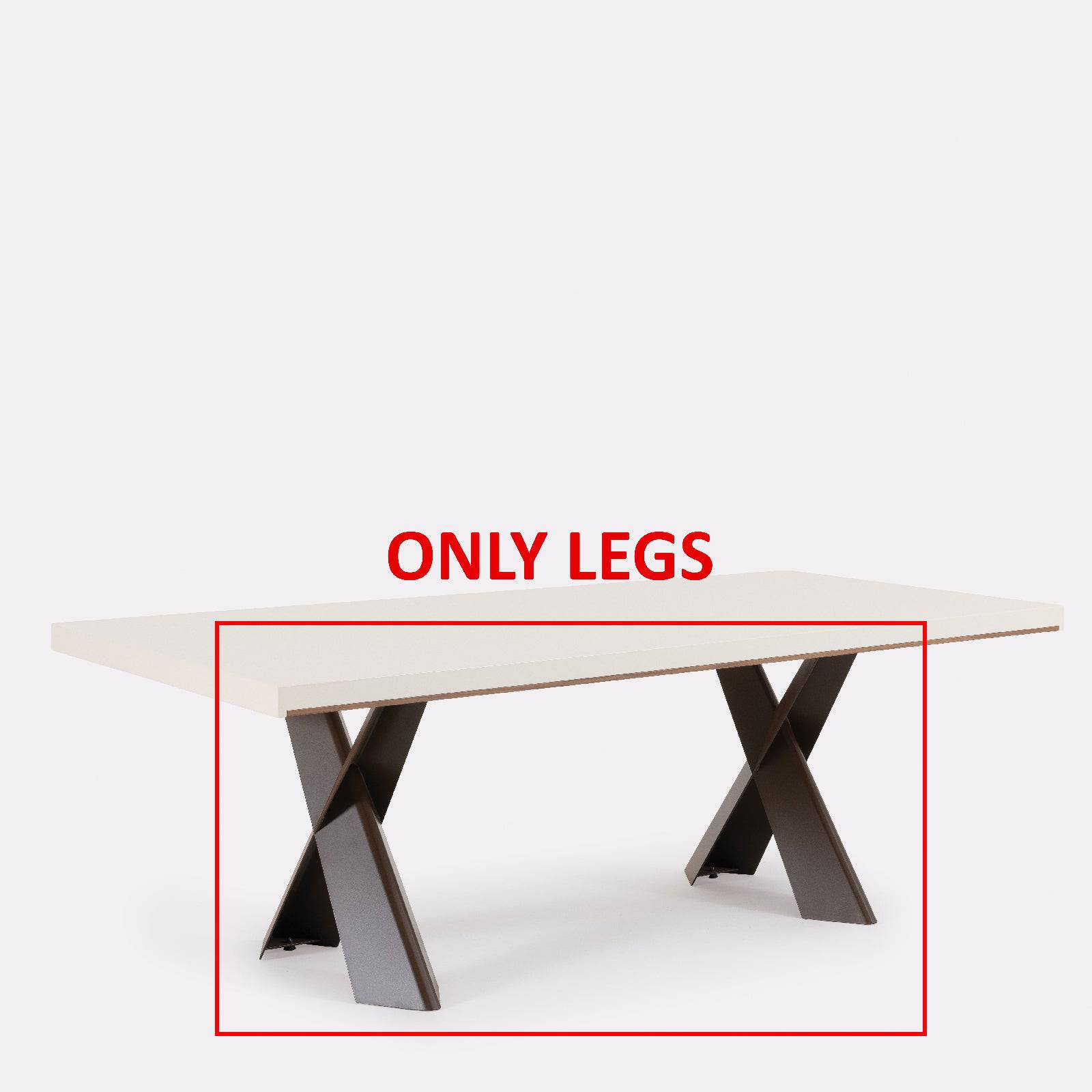 Valentina Dining Table Legs Only Valent-Tableg - Table bases - ebarza Furniture UAE | Shop Modern Furniture in Abu Dhabi & Dubai - مفروشات ايبازرا في الامارات | تسوق اثاث عصري وديكورات مميزة في دبي وابوظبي