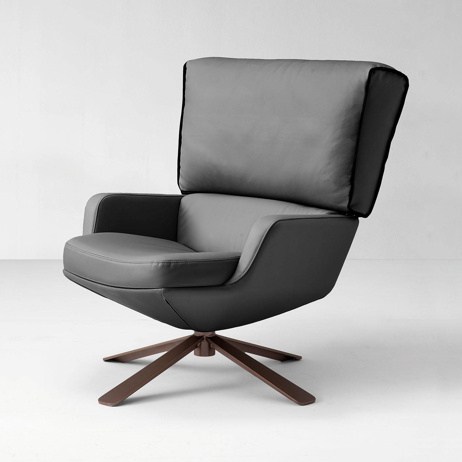 Varese Lounge Chair LC043 - Lounge Chairs - ebarza Furniture UAE | Shop Modern Furniture in Abu Dhabi & Dubai - مفروشات ايبازرا في الامارات | تسوق اثاث عصري وديكورات مميزة في دبي وابوظبي