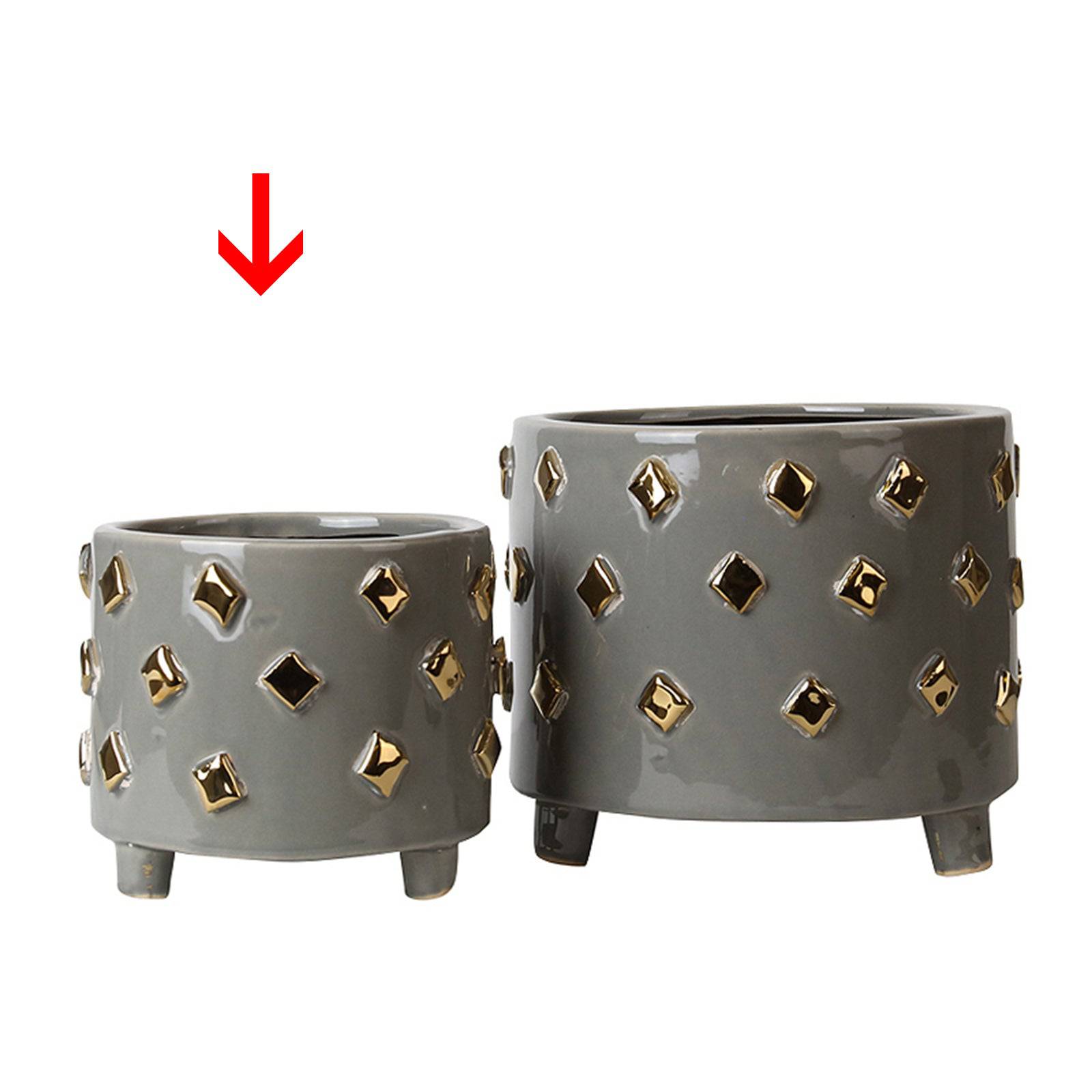 Vase, Planter Box Fa-D2047B - Vases - ebarza Furniture UAE | Shop Modern Furniture in Abu Dhabi & Dubai - مفروشات ايبازرا في الامارات | تسوق اثاث عصري وديكورات مميزة في دبي وابوظبي