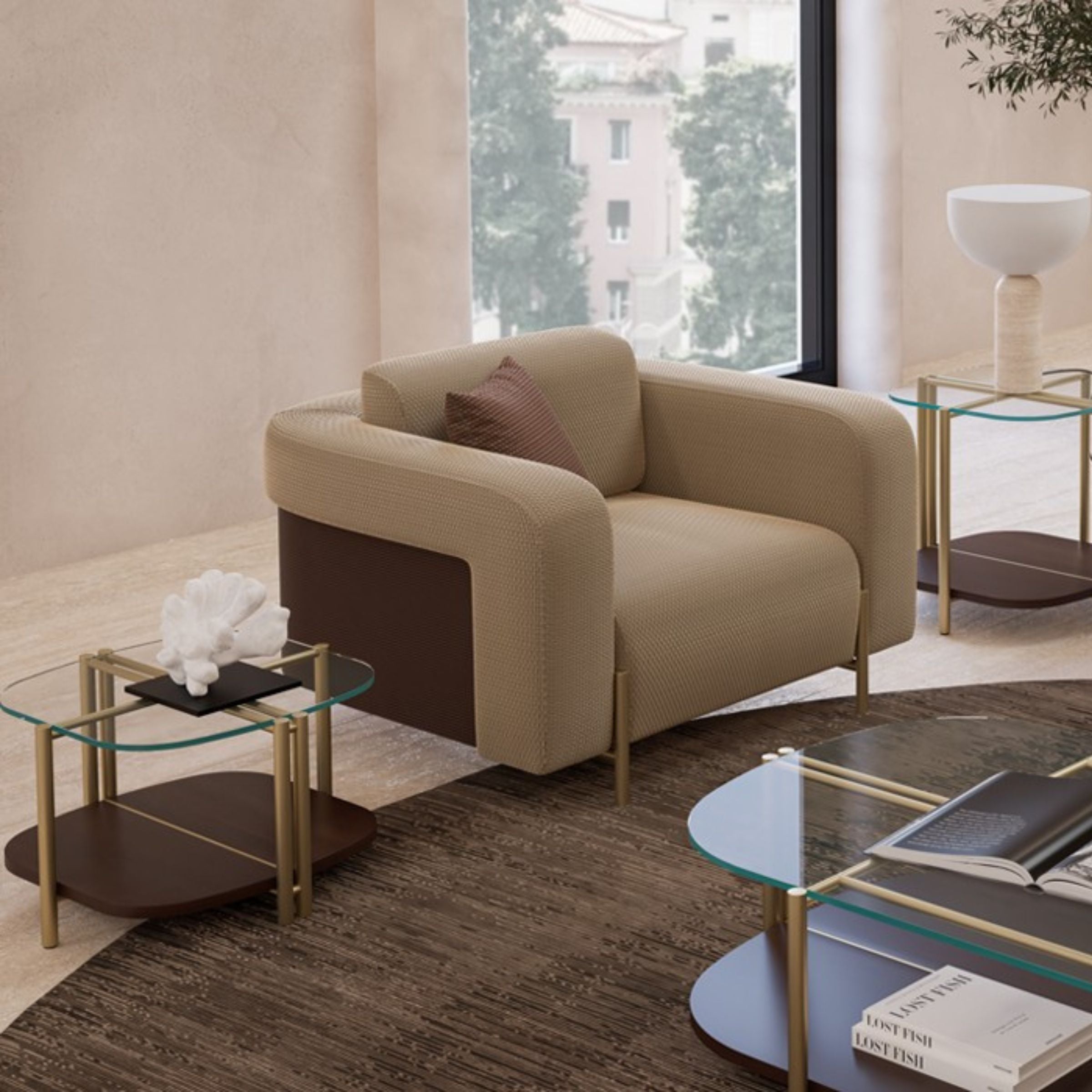 Display Item - Vega Armchair BERVEG001YAS - DISPLAY ITEM - ebarza Furniture UAE | Shop Modern Furniture in Abu Dhabi & Dubai - مفروشات ايبازرا في الامارات | تسوق اثاث عصري وديكورات مميزة في دبي وابوظبي