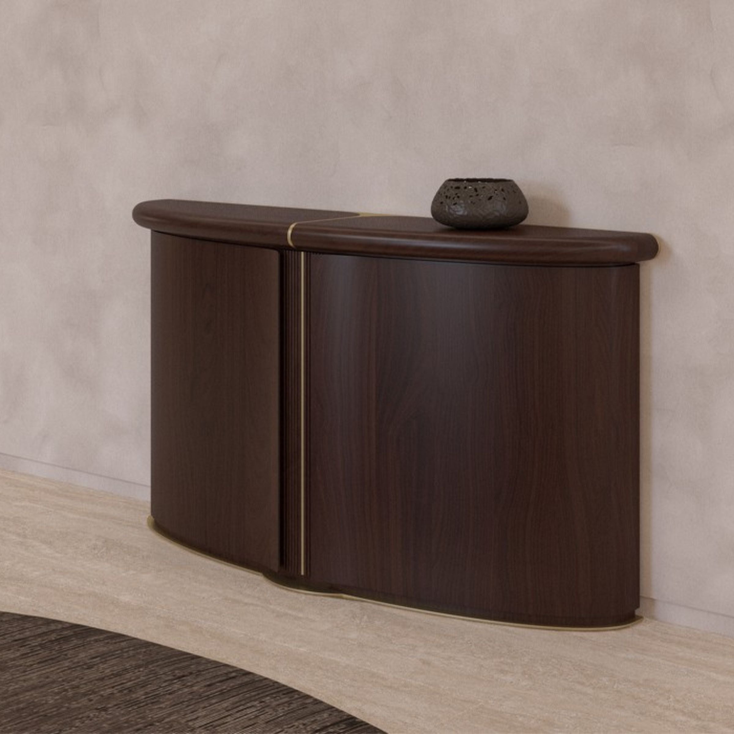 Vega Dresser 160cm DREVEG001/ Dark Walnut - Dressers - ebarza Furniture UAE | Shop Modern Furniture in Abu Dhabi & Dubai - مفروشات ايبازرا في الامارات | تسوق اثاث عصري وديكورات مميزة في دبي وابوظبي