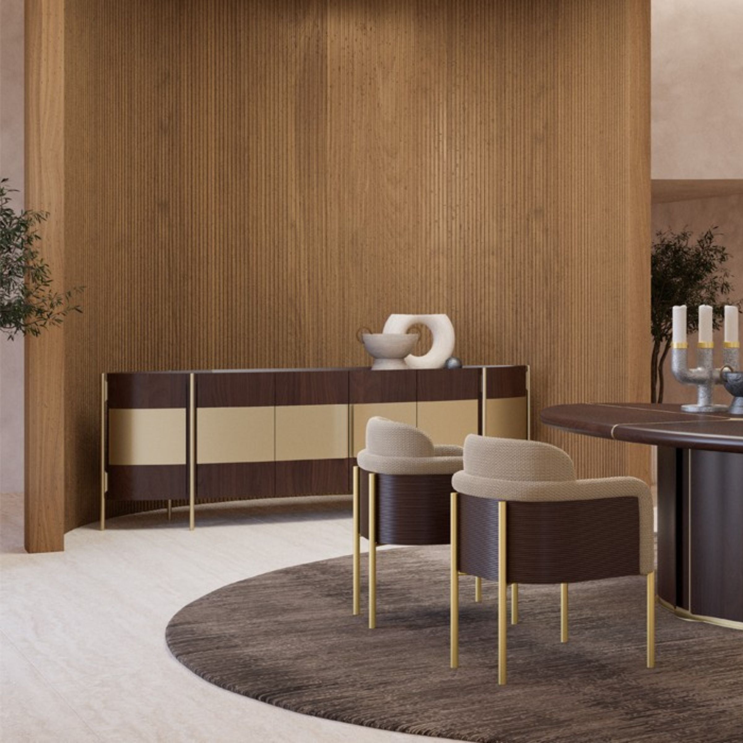 Vega Sideboard 268cm KONVEG001 - Sideboards - ebarza Furniture UAE | Shop Modern Furniture in Abu Dhabi & Dubai - مفروشات ايبازرا في الامارات | تسوق اثاث عصري وديكورات مميزة في دبي وابوظبي