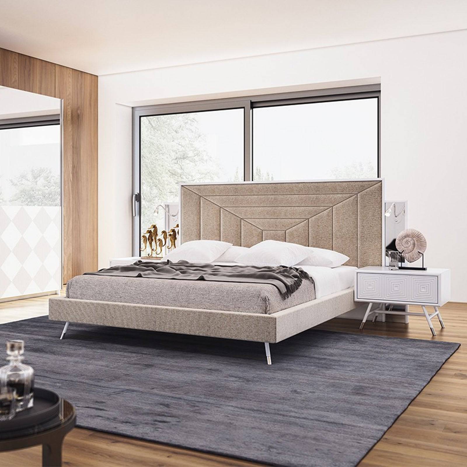 Vela Dresser & Mirror Vela009-W-Dresser+Mirror - Dressers and Mirrors - ebarza Furniture UAE | Shop Modern Furniture in Abu Dhabi & Dubai - مفروشات ايبازرا في الامارات | تسوق اثاث عصري وديكورات مميزة في دبي وابوظبي