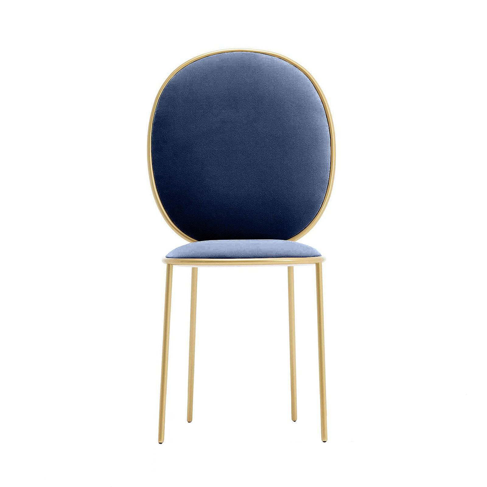 AS IS - Velletri Dinning Chair Tg-198-Blue - DISPLAY ITEM - ebarza Furniture UAE | Shop Modern Furniture in Abu Dhabi & Dubai - مفروشات ايبازرا في الامارات | تسوق اثاث عصري وديكورات مميزة في دبي وابوظبي