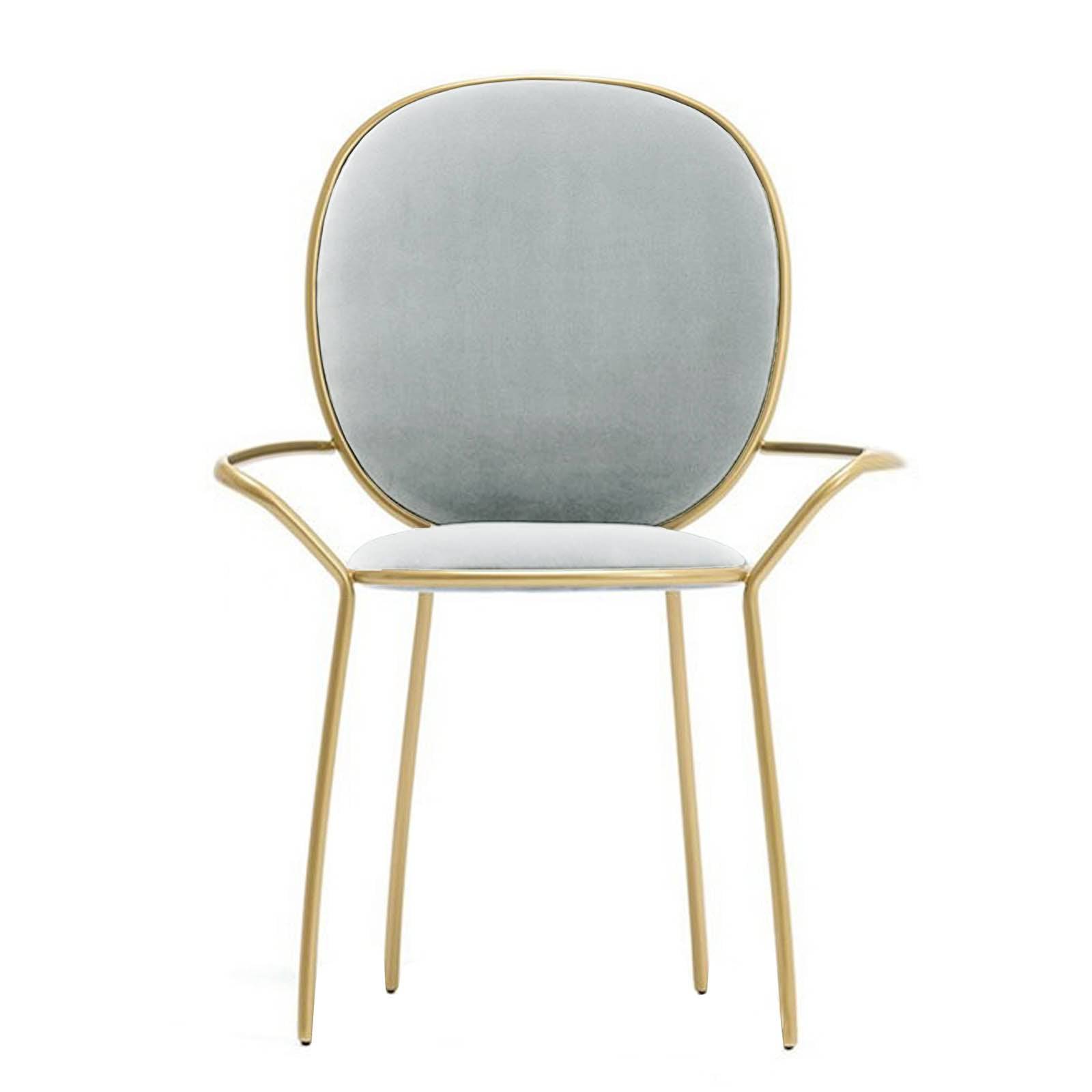 Velletri Dinning Chair Tg-199-Grey - Chairs - ebarza Furniture UAE | Shop Modern Furniture in Abu Dhabi & Dubai - مفروشات ايبازرا في الامارات | تسوق اثاث عصري وديكورات مميزة في دبي وابوظبي