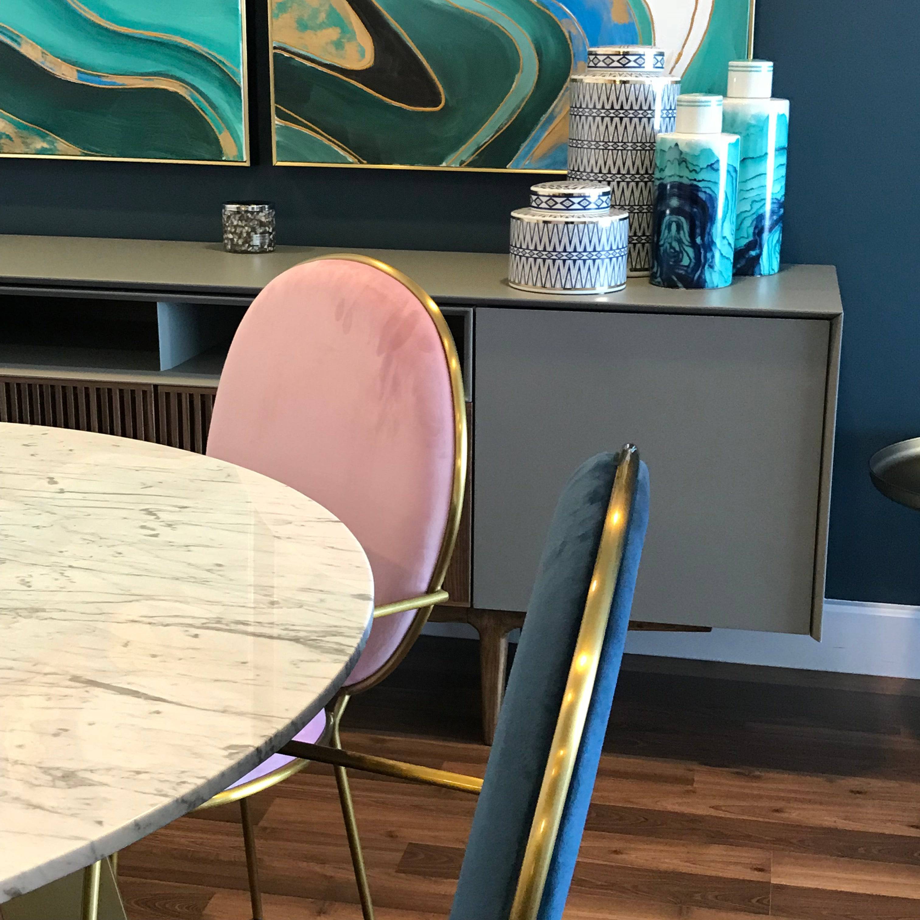 Velletri Dinning Chair Tg-199-Pastel Blue - Chairs - ebarza Furniture UAE | Shop Modern Furniture in Abu Dhabi & Dubai - مفروشات ايبازرا في الامارات | تسوق اثاث عصري وديكورات مميزة في دبي وابوظبي