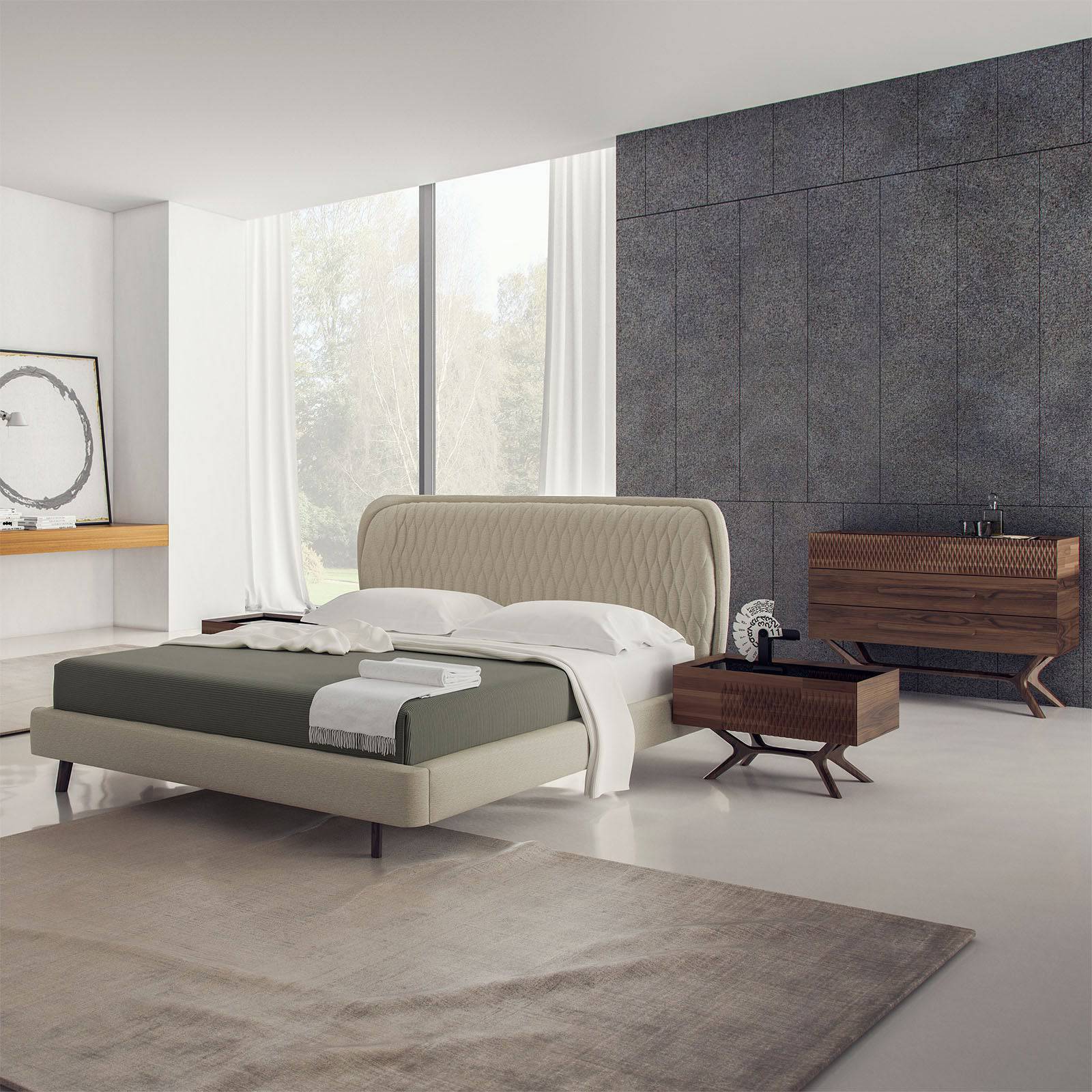 Viera King Size Bedstead Viera001-Bed - Bedsteads - ebarza Furniture UAE | Shop Modern Furniture in Abu Dhabi & Dubai - مفروشات ايبازرا في الامارات | تسوق اثاث عصري وديكورات مميزة في دبي وابوظبي