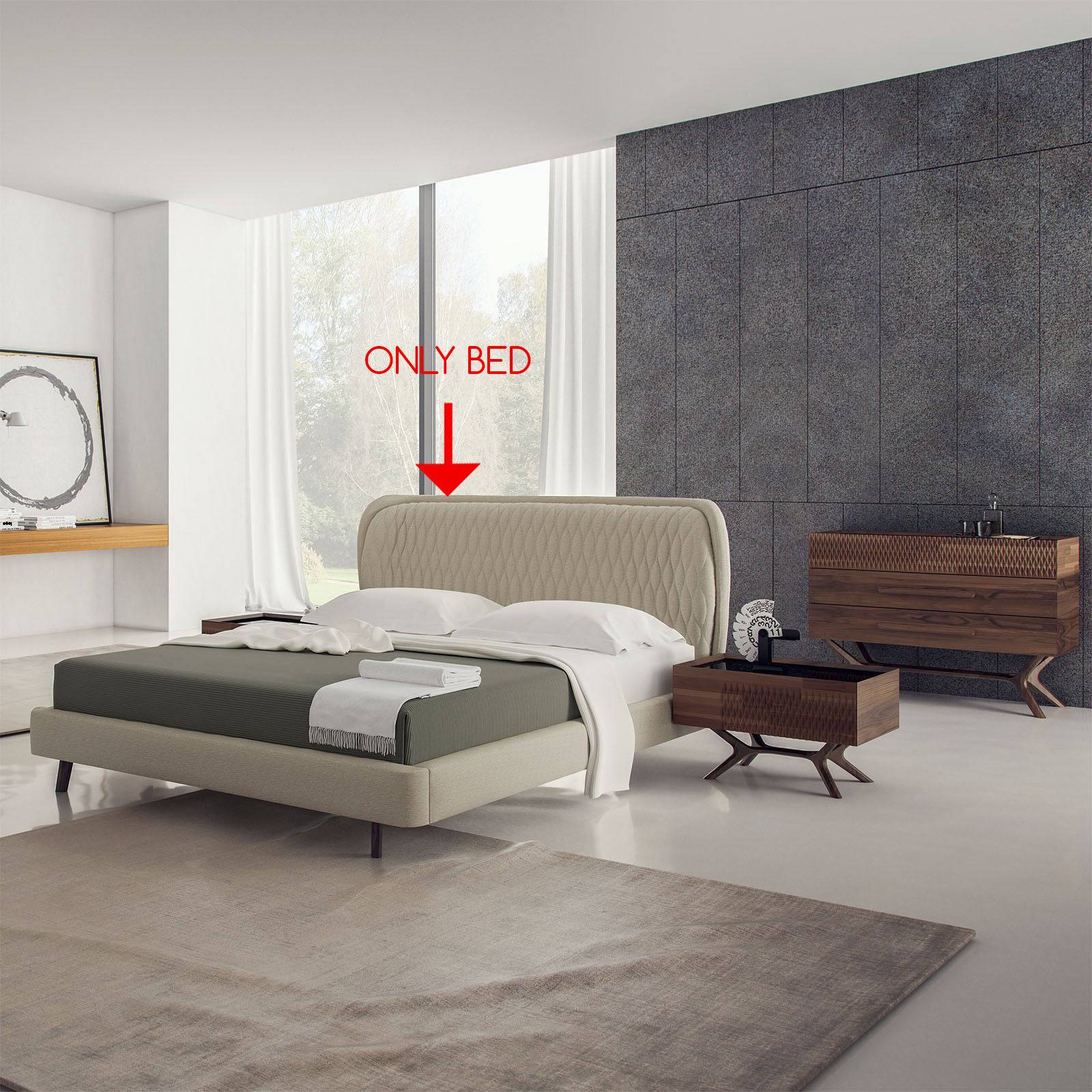 Viera King Size Bedstead Viera001-Bed - Bedsteads - ebarza Furniture UAE | Shop Modern Furniture in Abu Dhabi & Dubai - مفروشات ايبازرا في الامارات | تسوق اثاث عصري وديكورات مميزة في دبي وابوظبي