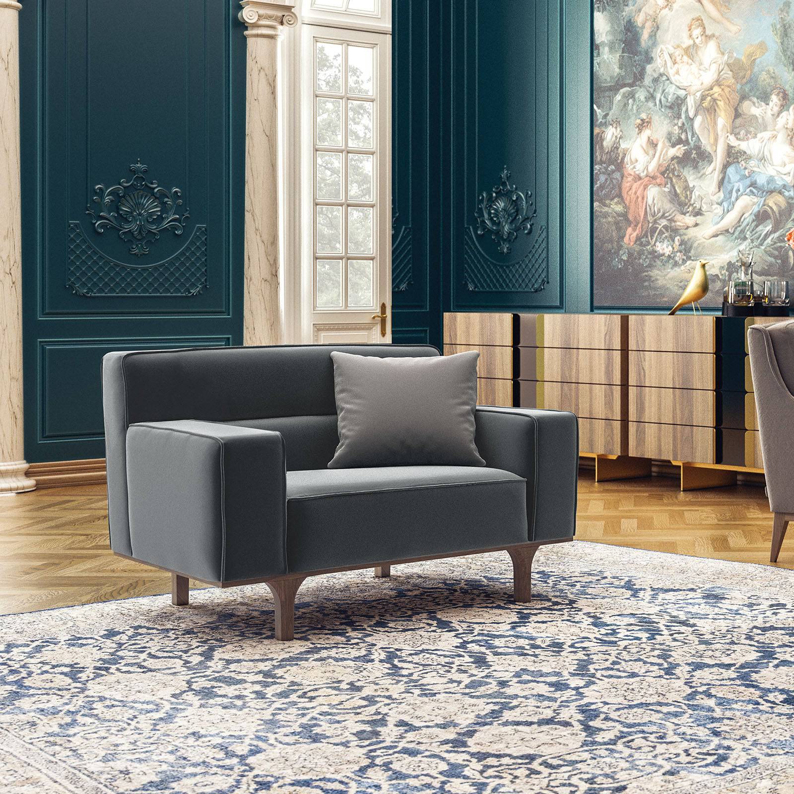 Vision Single Seater Sofa Visionchair006 - Armchairs - ebarza Furniture UAE | Shop Modern Furniture in Abu Dhabi & Dubai - مفروشات ايبازرا في الامارات | تسوق اثاث عصري وديكورات مميزة في دبي وابوظبي