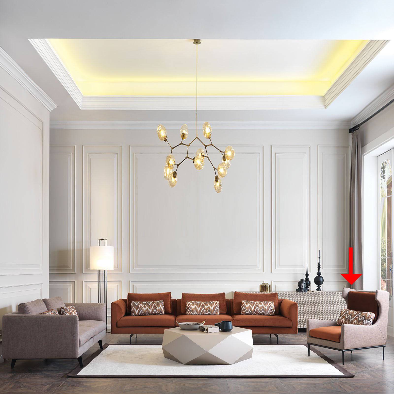 Vittoria Lounge Chair Vittoria001 /Valeria armchair - Lounge Chairs - ebarza Furniture UAE | Shop Modern Furniture in Abu Dhabi & Dubai - مفروشات ايبازرا في الامارات | تسوق اثاث عصري وديكورات مميزة في دبي وابوظبي