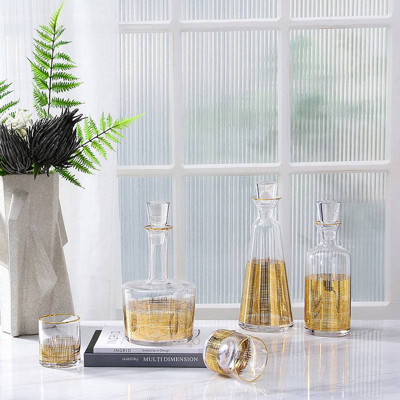 Water / Juice Golden Jar Fc-Cj1801A - Drinkware - ebarza Furniture UAE | Shop Modern Furniture in Abu Dhabi & Dubai - مفروشات ايبازرا في الامارات | تسوق اثاث عصري وديكورات مميزة في دبي وابوظبي