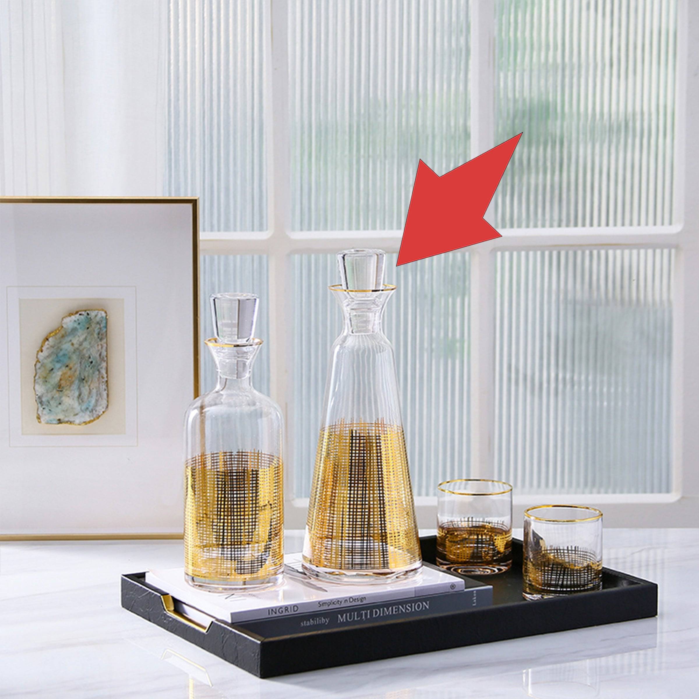 Water / Juice Golden Jar Fc-Cj1801A - Drinkware - ebarza Furniture UAE | Shop Modern Furniture in Abu Dhabi & Dubai - مفروشات ايبازرا في الامارات | تسوق اثاث عصري وديكورات مميزة في دبي وابوظبي