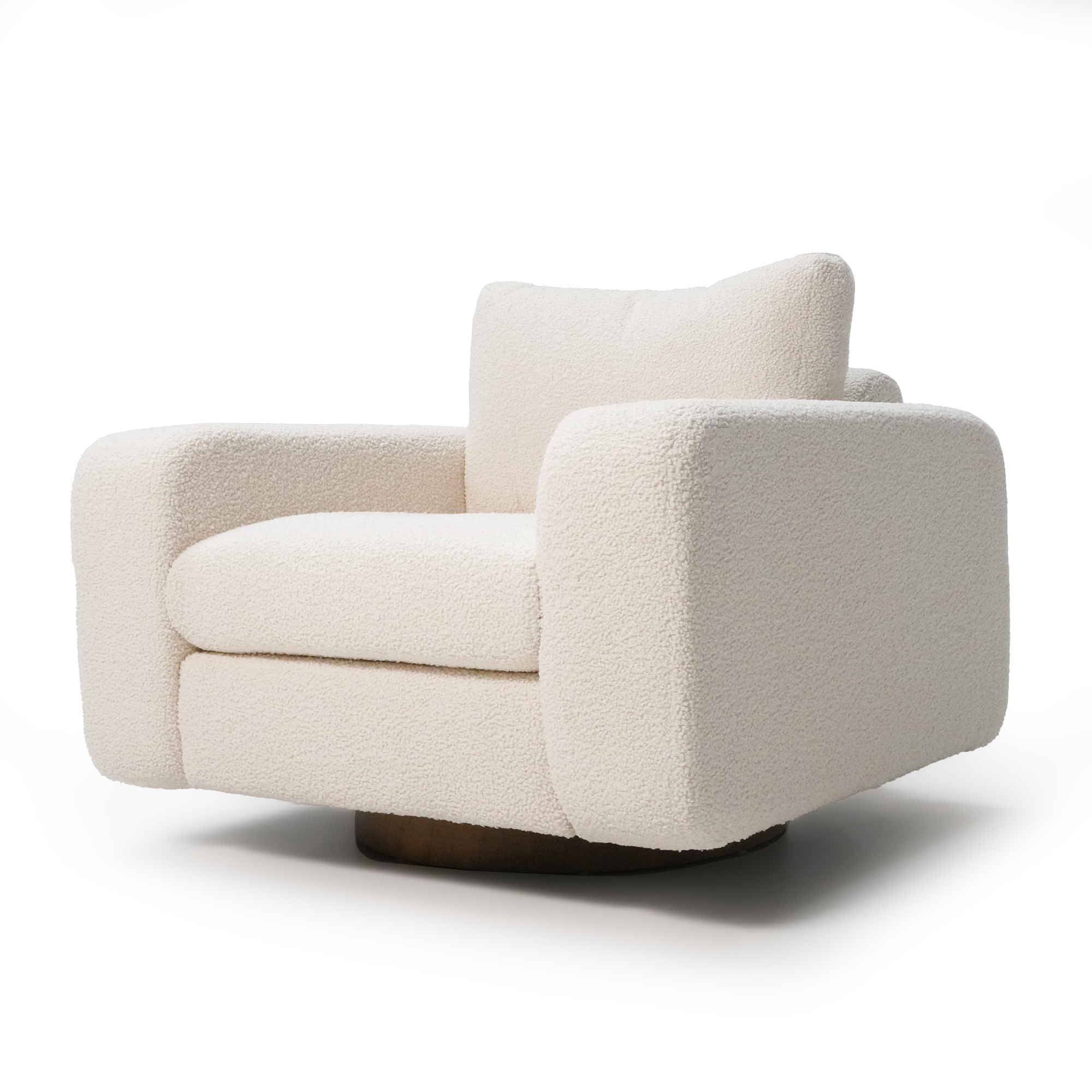 WD Lounge Chair - Ivory 18077E - Lounge Chairs - ebarza Furniture UAE | Shop Modern Furniture in Abu Dhabi & Dubai - مفروشات ايبازرا في الامارات | تسوق اثاث عصري وديكورات مميزة في دبي وابوظبي