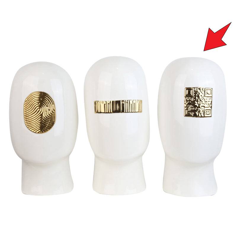 White Figure Decoration-C Fa-D1936C - Home Decor Figurines - ebarza Furniture UAE | Shop Modern Furniture in Abu Dhabi & Dubai - مفروشات ايبازرا في الامارات | تسوق اثاث عصري وديكورات مميزة في دبي وابوظبي