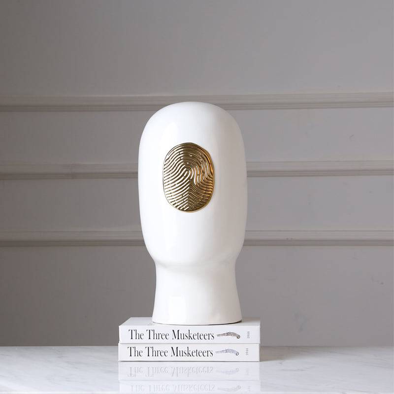 White Figure Decoration-C Fa-D1936C - Home Decor Figurines - ebarza Furniture UAE | Shop Modern Furniture in Abu Dhabi & Dubai - مفروشات ايبازرا في الامارات | تسوق اثاث عصري وديكورات مميزة في دبي وابوظبي