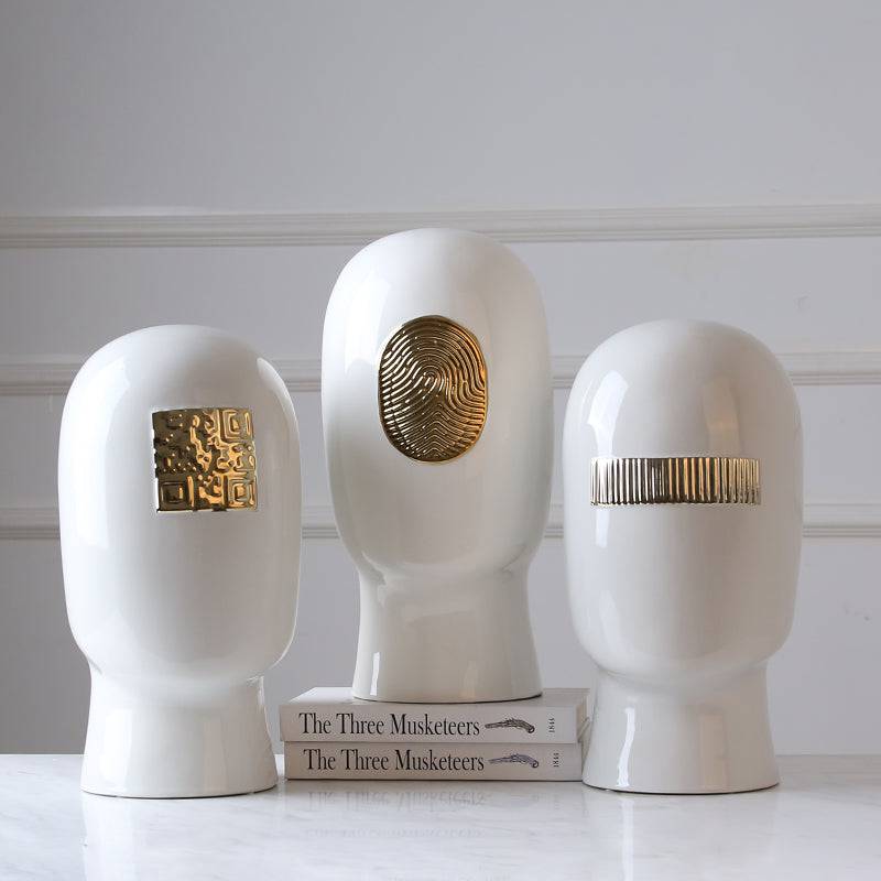 White Figure Decoration-C Fa-D1936C - Home Decor Figurines - ebarza Furniture UAE | Shop Modern Furniture in Abu Dhabi & Dubai - مفروشات ايبازرا في الامارات | تسوق اثاث عصري وديكورات مميزة في دبي وابوظبي