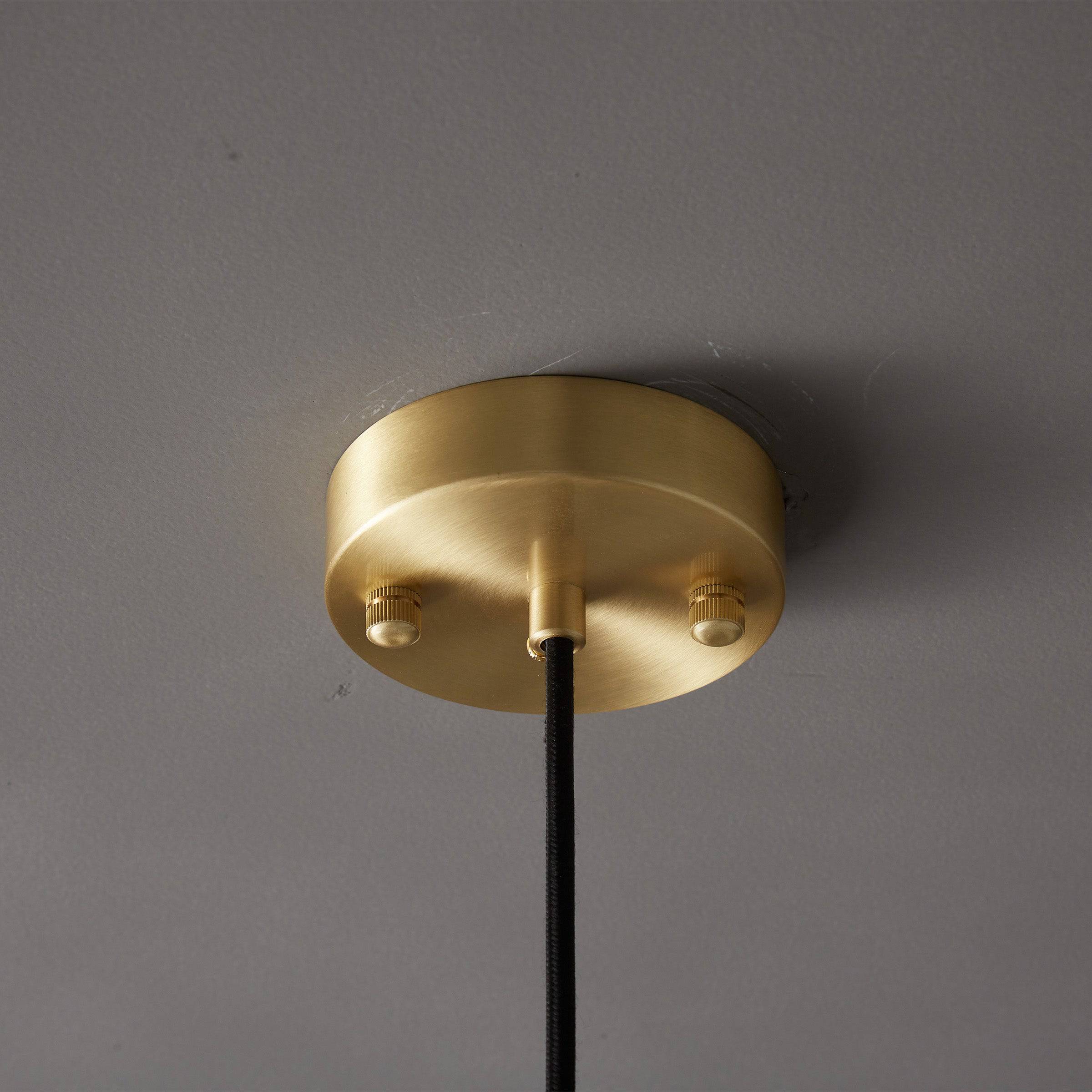 White Marble Pendant Lamp 7703S1-We - Pendant Lamps - ebarza Furniture UAE | Shop Modern Furniture in Abu Dhabi & Dubai - مفروشات ايبازرا في الامارات | تسوق اثاث عصري وديكورات مميزة في دبي وابوظبي