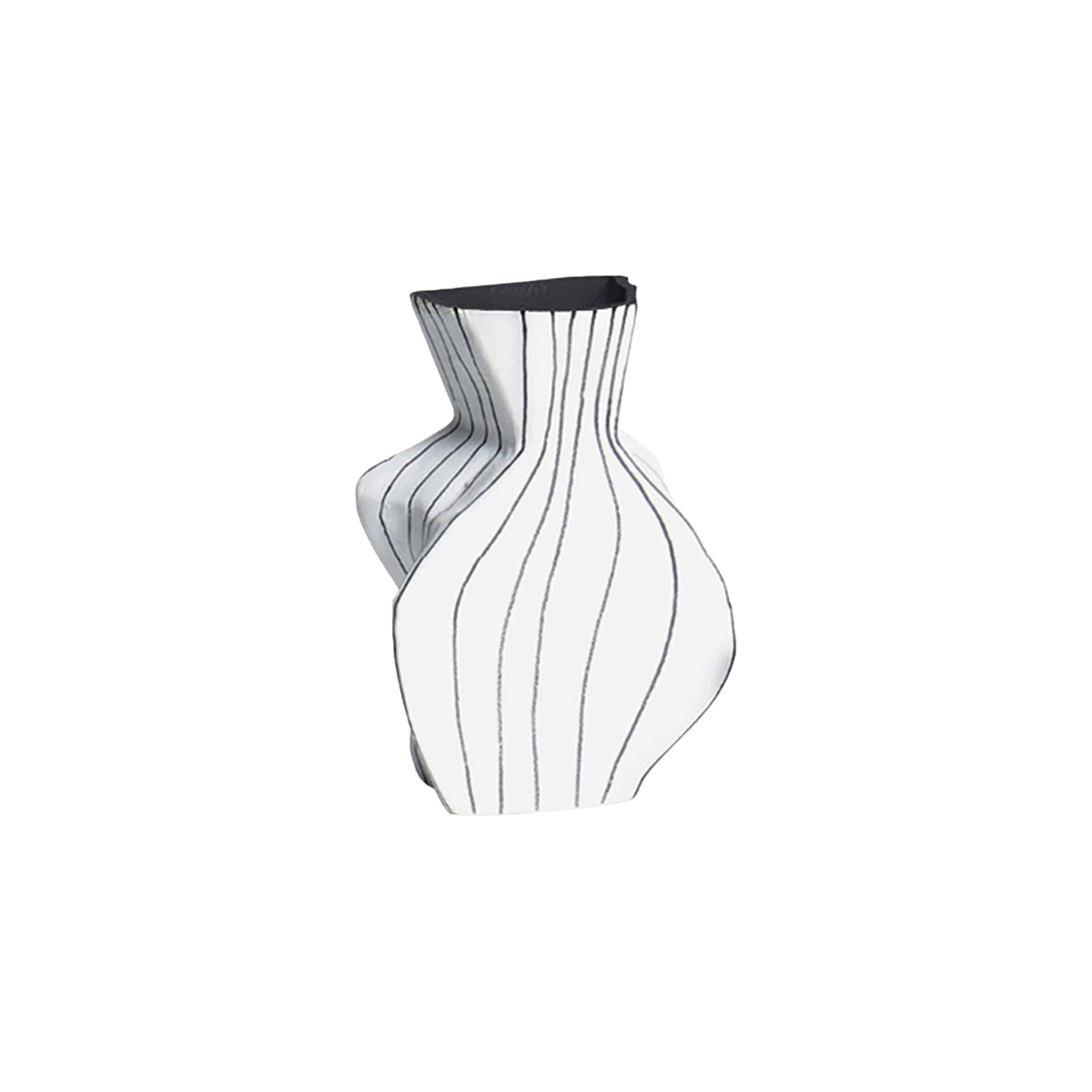 White Sand Hand-Painted Bottle-A Fa-D21110A - Vases - ebarza Furniture UAE | Shop Modern Furniture in Abu Dhabi & Dubai - مفروشات ايبازرا في الامارات | تسوق اثاث عصري وديكورات مميزة في دبي وابوظبي