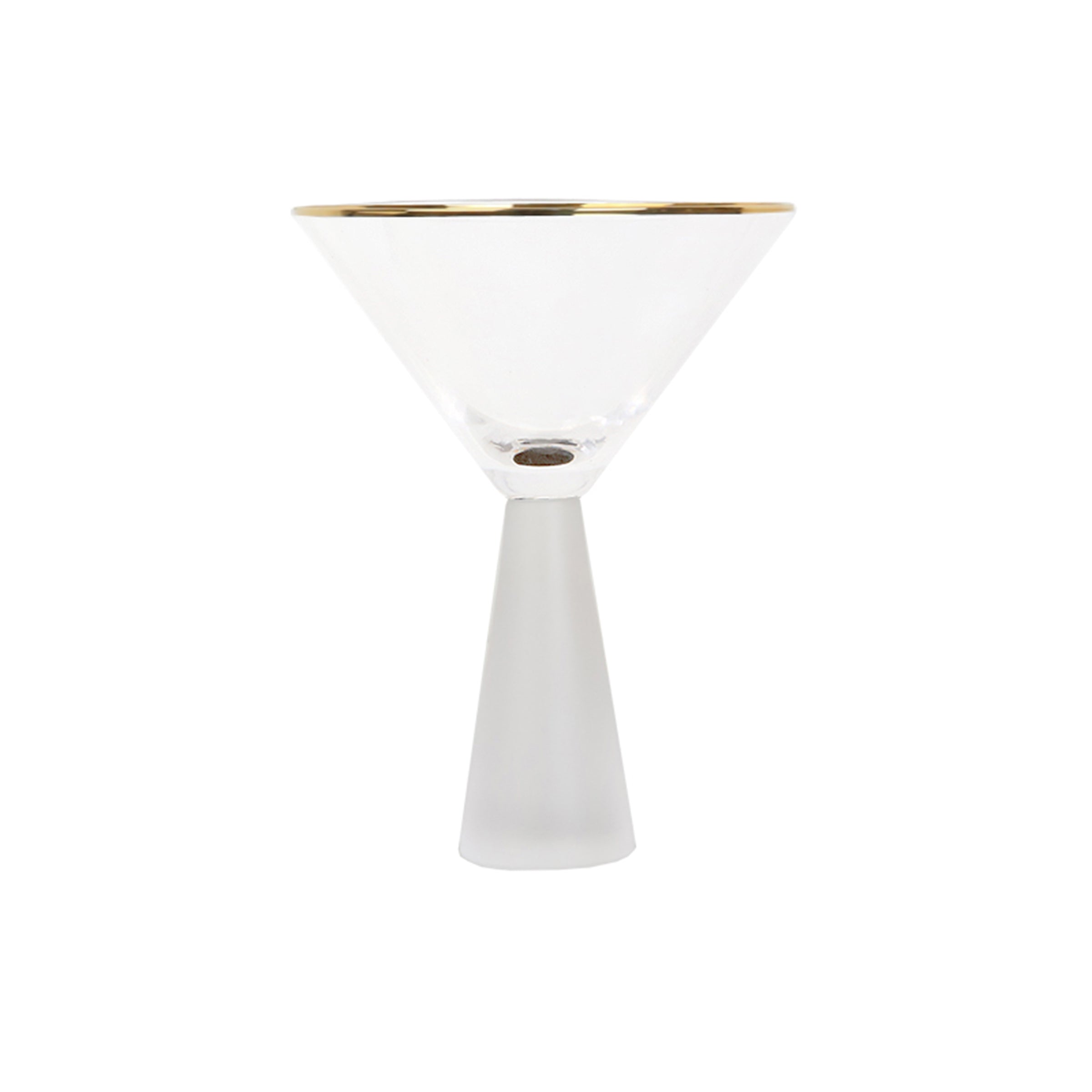 White Triangle Water/Juice Glass-A Fc-Cj1904A - Drinkware - ebarza Furniture UAE | Shop Modern Furniture in Abu Dhabi & Dubai - مفروشات ايبازرا في الامارات | تسوق اثاث عصري وديكورات مميزة في دبي وابوظبي