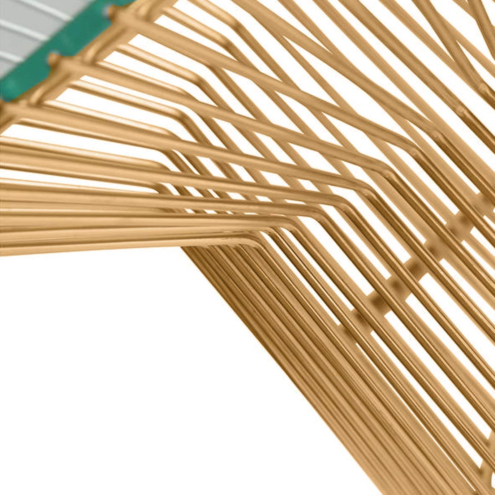 Wire Table& Glass Top Bp7004-G - Side Tables - ebarza Furniture UAE | Shop Modern Furniture in Abu Dhabi & Dubai - مفروشات ايبازرا في الامارات | تسوق اثاث عصري وديكورات مميزة في دبي وابوظبي