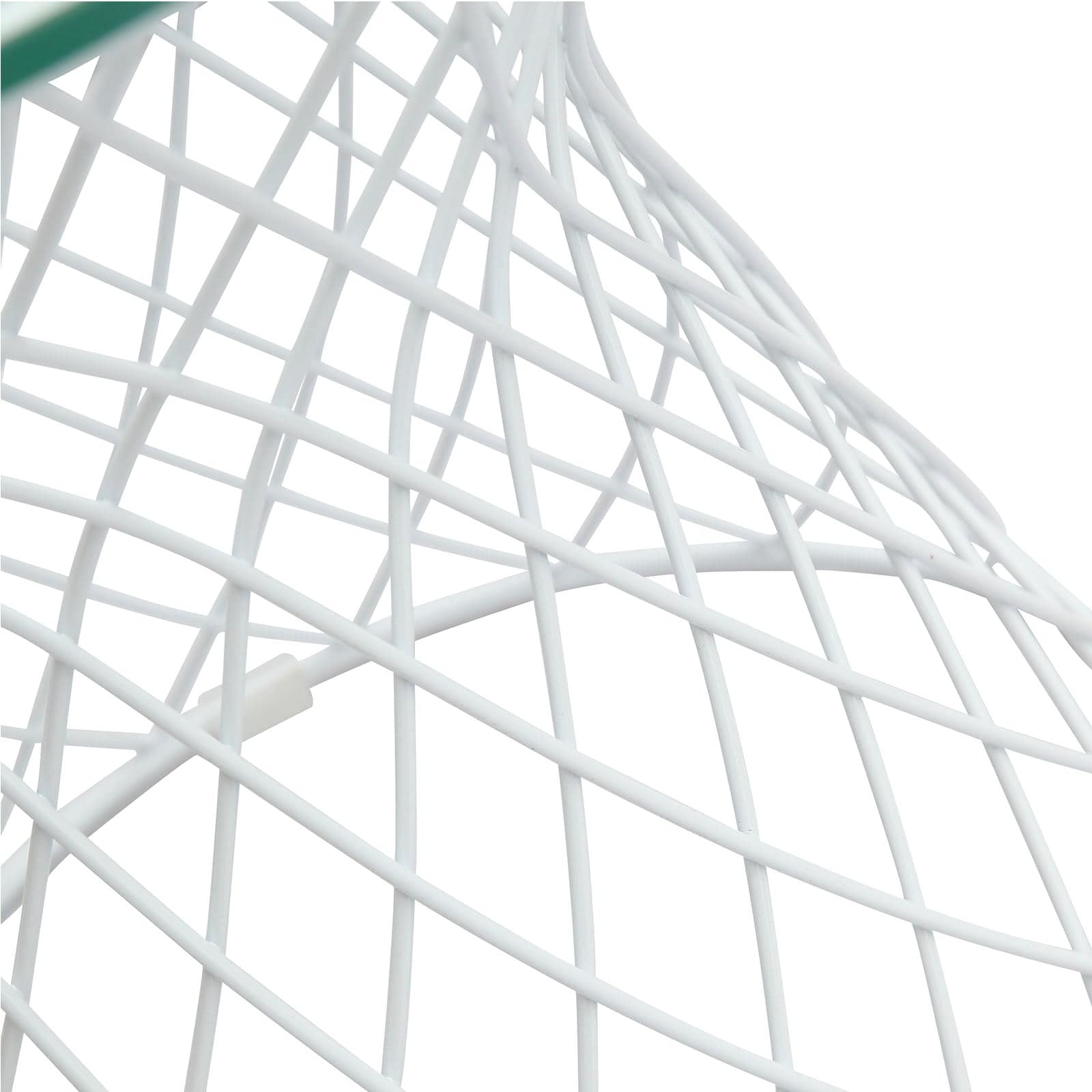 Wire Table& Glass Top Bp7006-W - Side Tables - ebarza Furniture UAE | Shop Modern Furniture in Abu Dhabi & Dubai - مفروشات ايبازرا في الامارات | تسوق اثاث عصري وديكورات مميزة في دبي وابوظبي