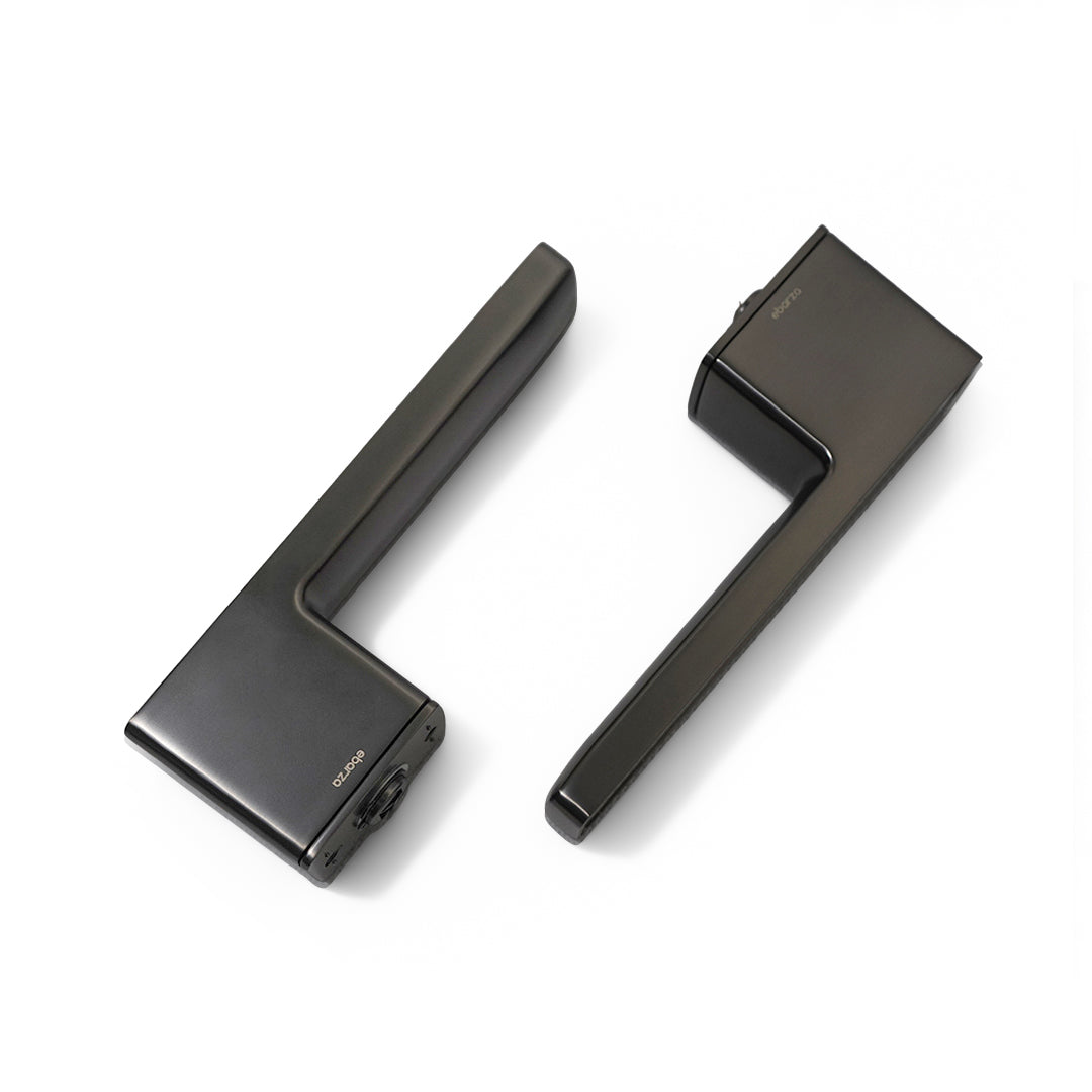 Double Door Handle With Keys and Matching Magnetic Lock Body MFC60 – Grey HY13/DH - Door Handles - ebarza Furniture UAE | Shop Modern Furniture in Abu Dhabi & Dubai - مفروشات ايبازرا في الامارات | تسوق اثاث عصري وديكورات مميزة في دبي وابوظبي