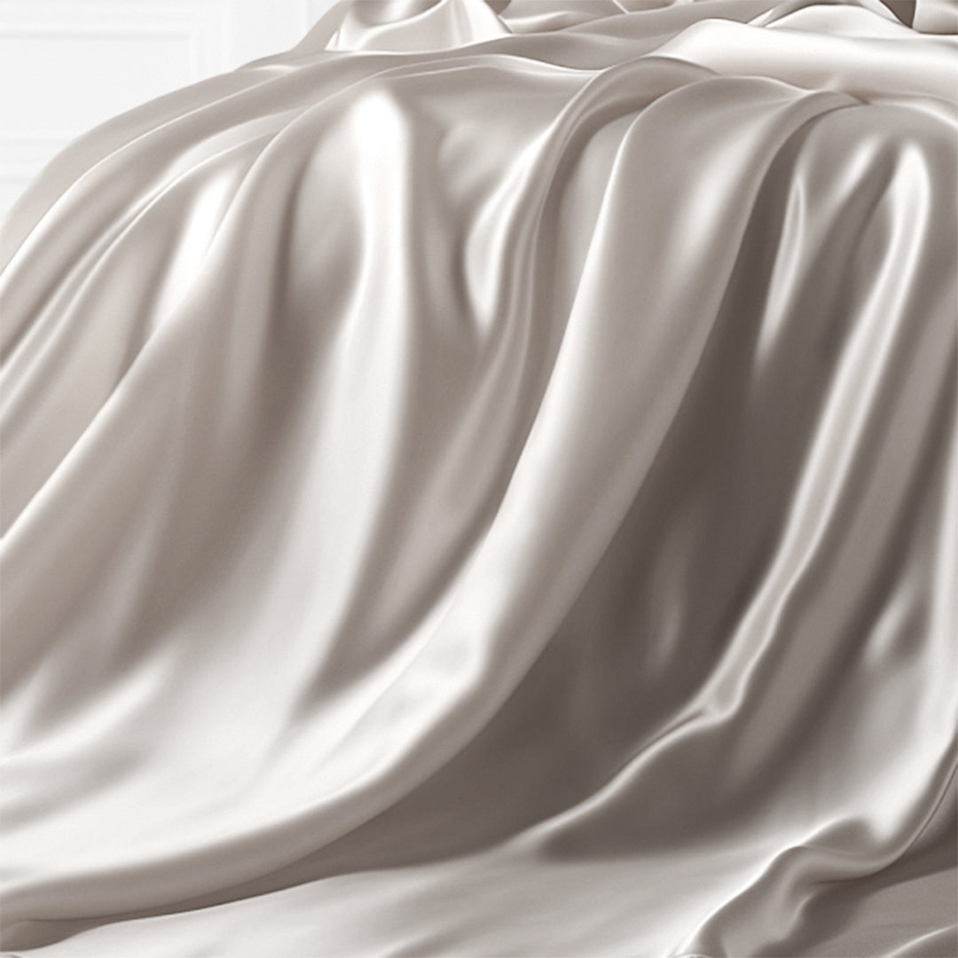 Sand Natural Bamboo Double Bedding Set - SRK 300TC - Bedding - ebarza Furniture UAE | Shop Modern Furniture in Abu Dhabi & Dubai - مفروشات ايبازرا في الامارات | تسوق اثاث عصري وديكورات مميزة في دبي وابوظبي