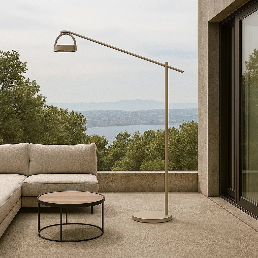 Alu Indoor/Outdoor Floor Lamp - KH8510B117ALU TAUPE - Smart Outdoors - ebarza Furniture UAE | Shop Modern Furniture in Abu Dhabi & Dubai - مفروشات ايبازرا في الامارات | تسوق اثاث عصري وديكورات مميزة في دبي وابوظبي