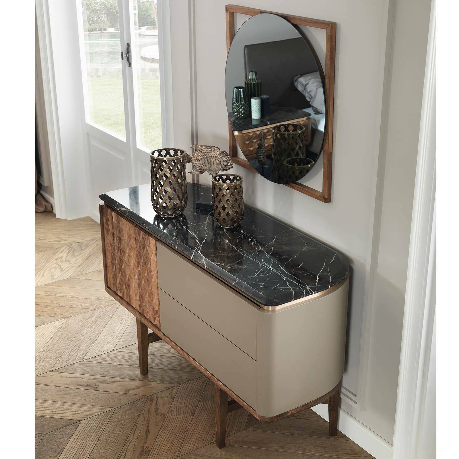 Display Item - Zen Dresser+Mirror Zen001-Dresser-YAS - DISPLAY ITEM - ebarza Furniture UAE | Shop Modern Furniture in Abu Dhabi & Dubai - مفروشات ايبازرا في الامارات | تسوق اثاث عصري وديكورات مميزة في دبي وابوظبي