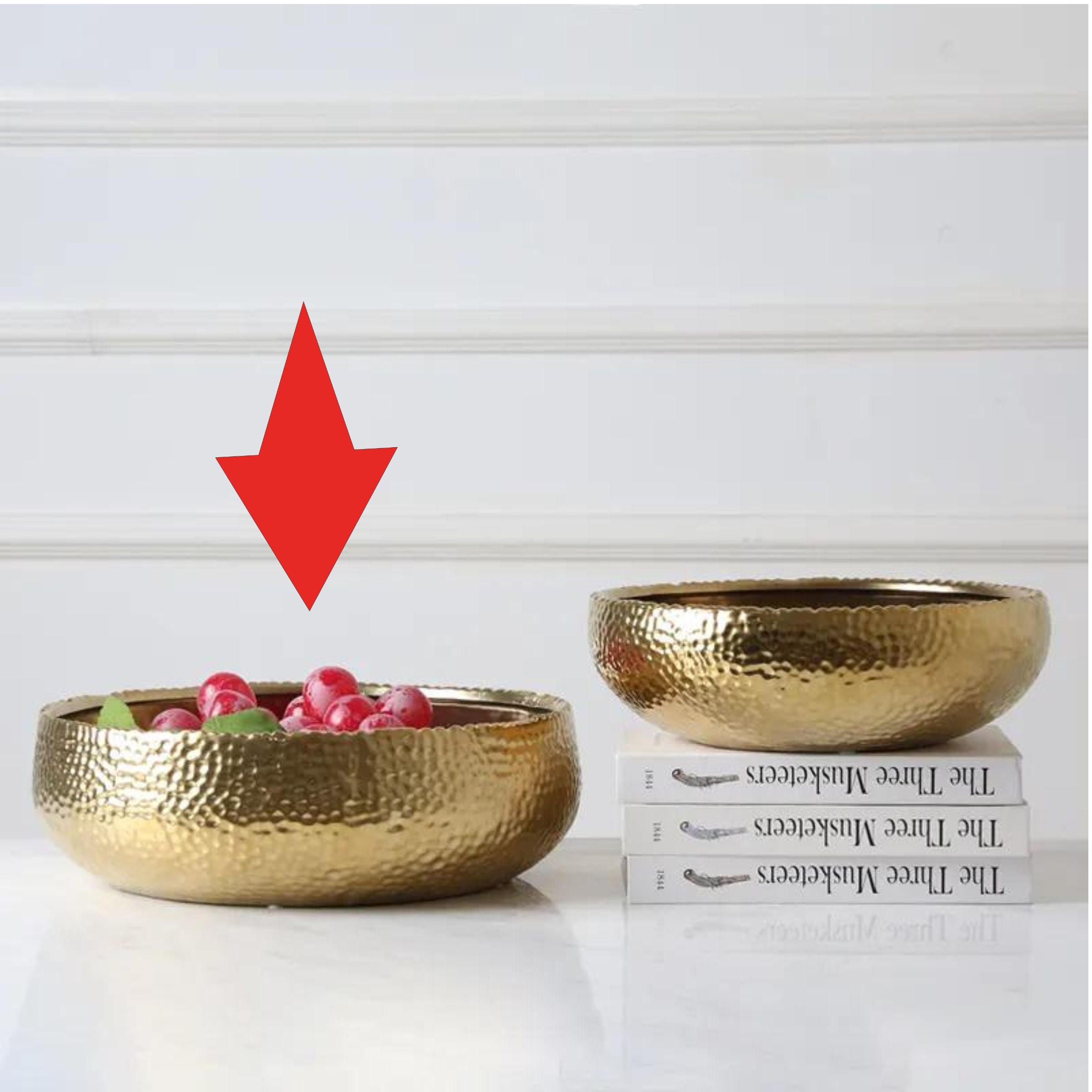 Bowl/ Fruit Plate Fa-D1926A - Bowls - ebarza Furniture UAE | Shop Modern Furniture in Abu Dhabi & Dubai - مفروشات ايبازرا في الامارات | تسوق اثاث عصري وديكورات مميزة في دبي وابوظبي